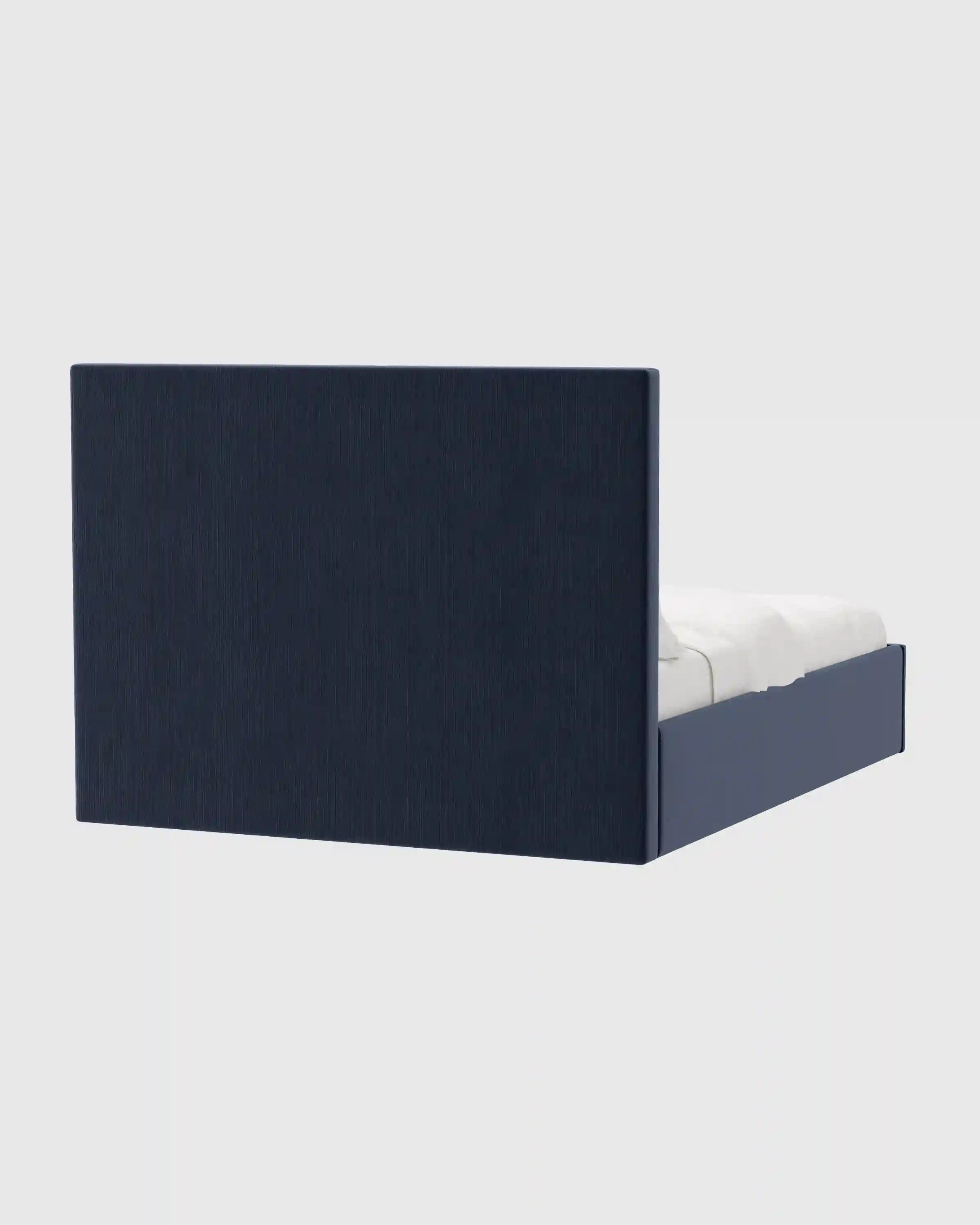 Square Bed in Performance Velvet