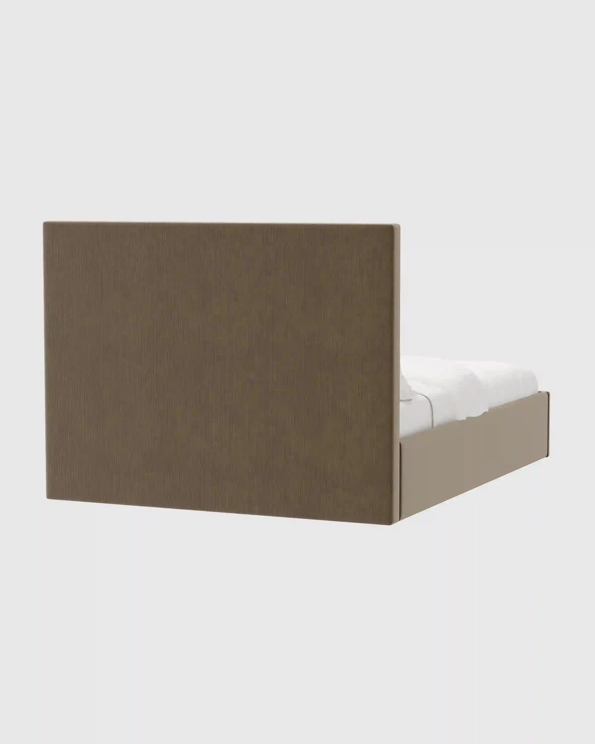 Square Bed in Performance Velvet