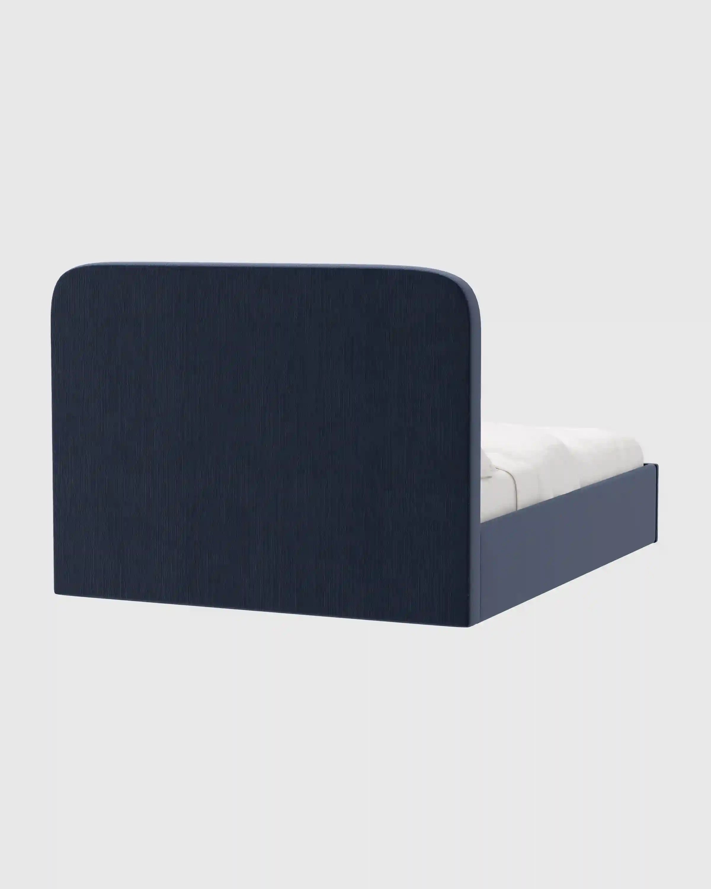 Curved Bed in Performance Velvet