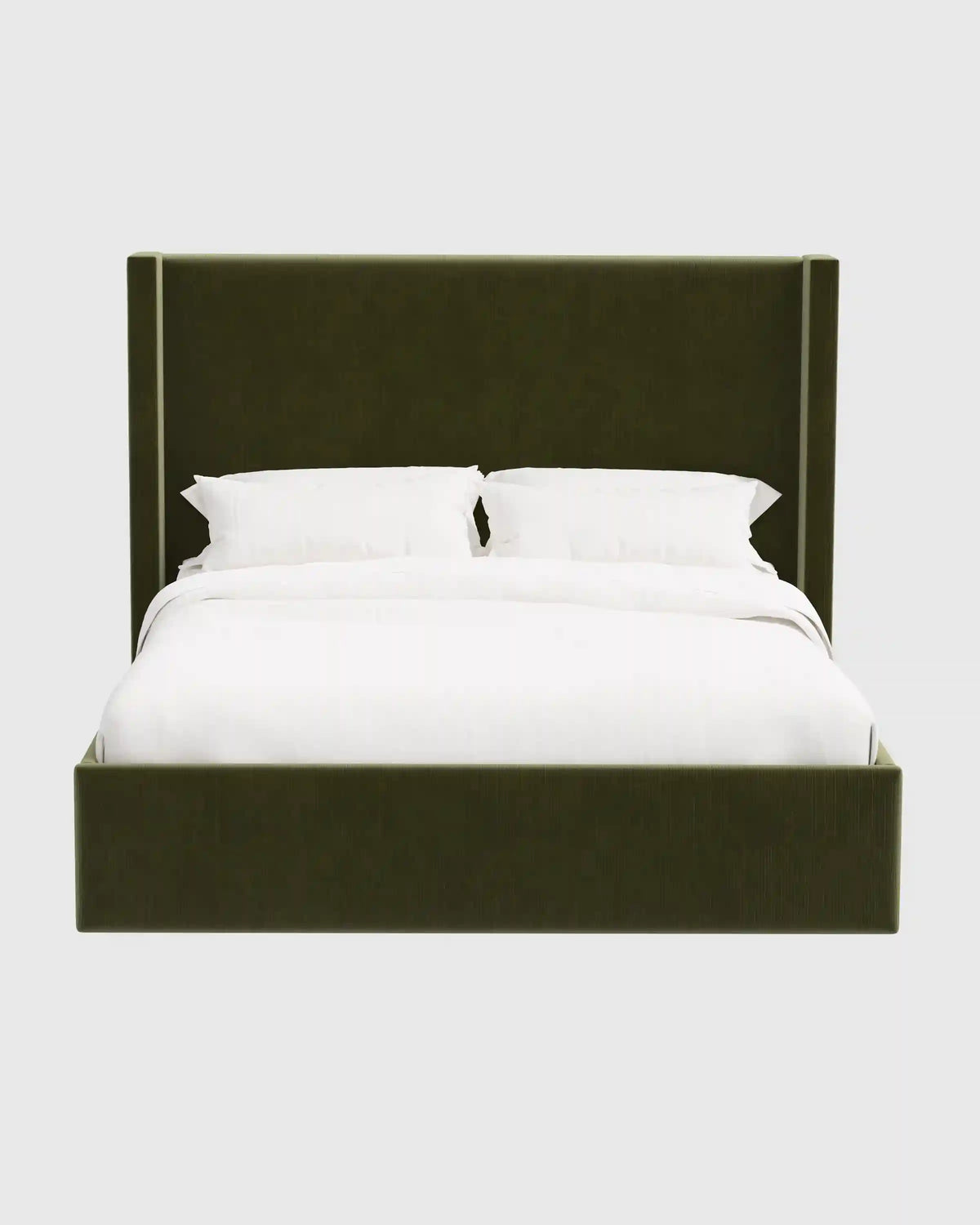 Wingback Bed in Performance Velvet
