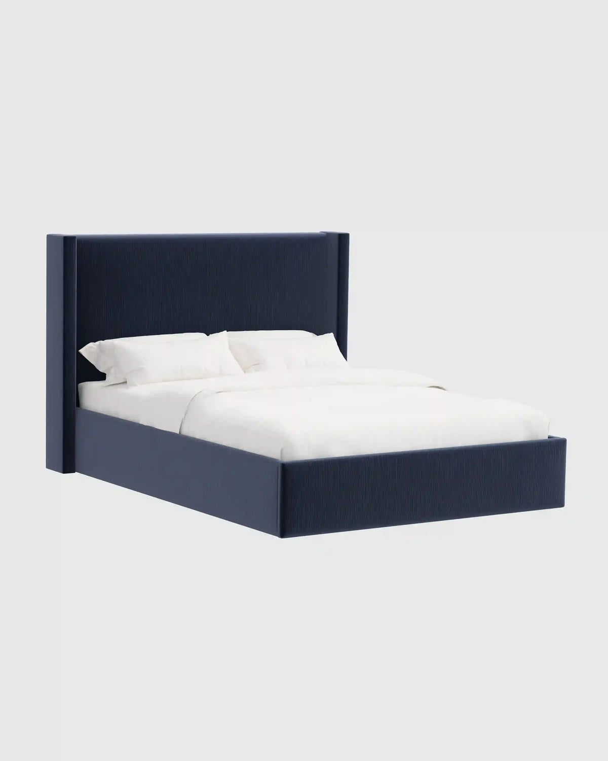 Wingback Bed in Performance Velvet