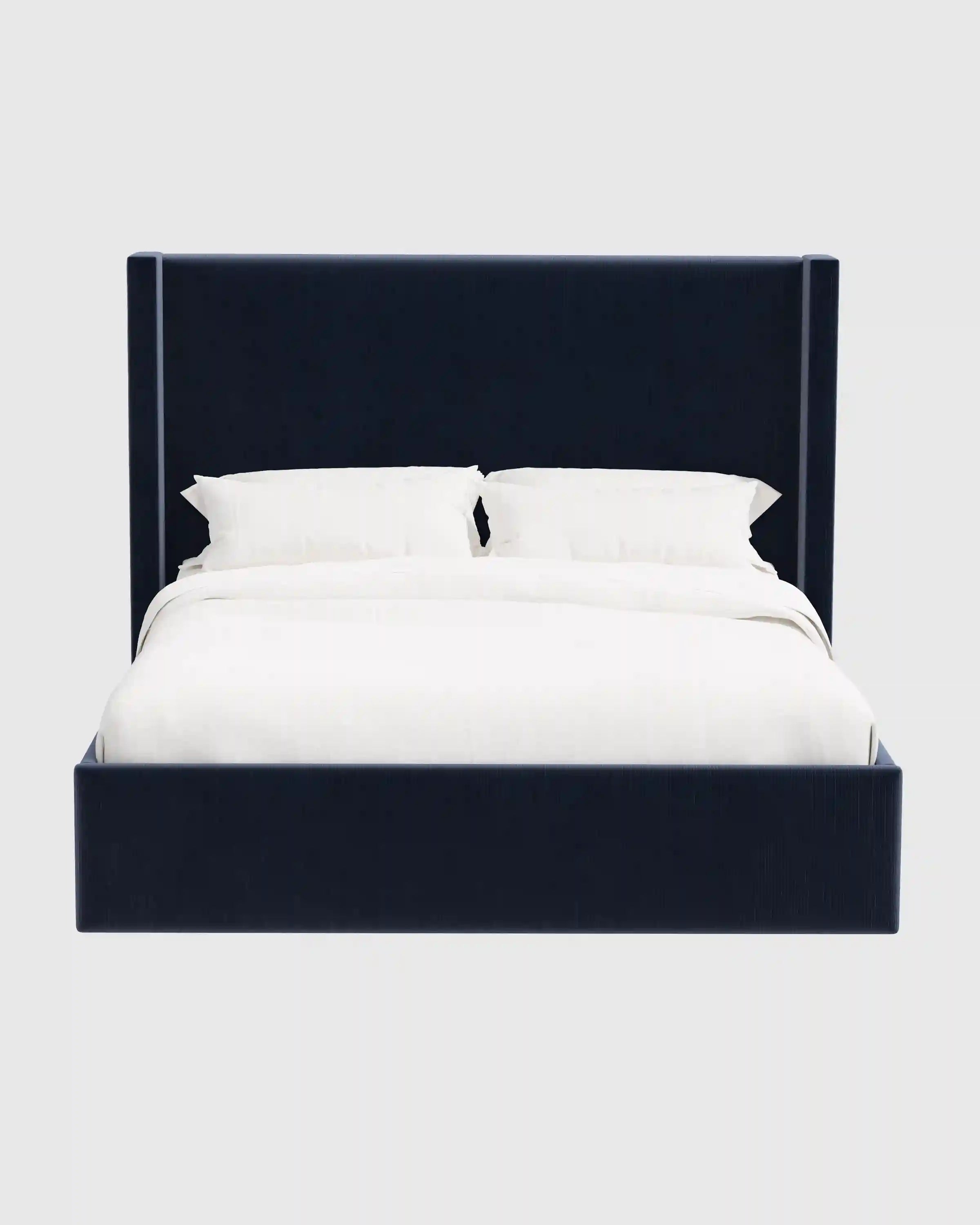 Wingback Bed in Performance Velvet