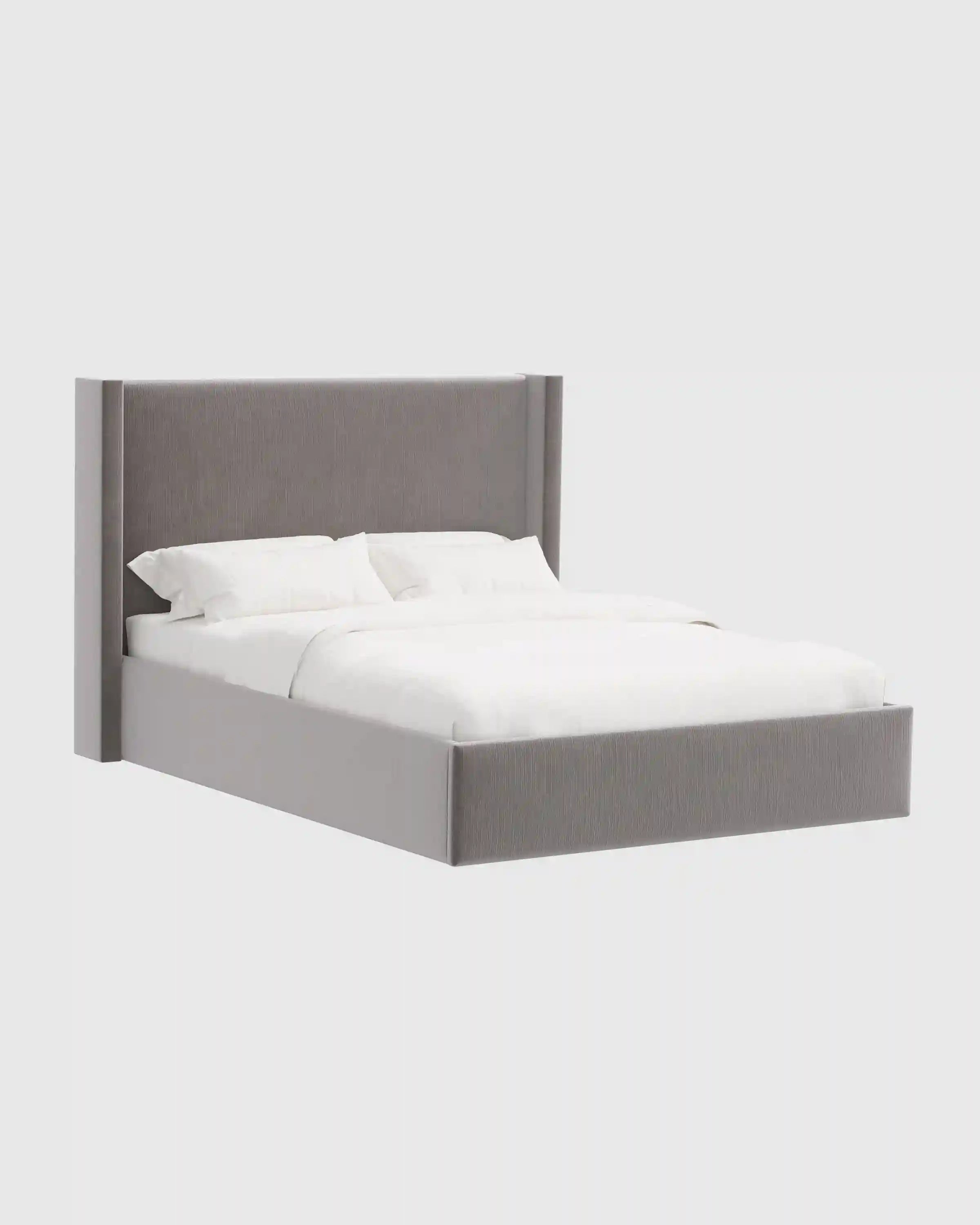 Wingback Bed in Performance Velvet