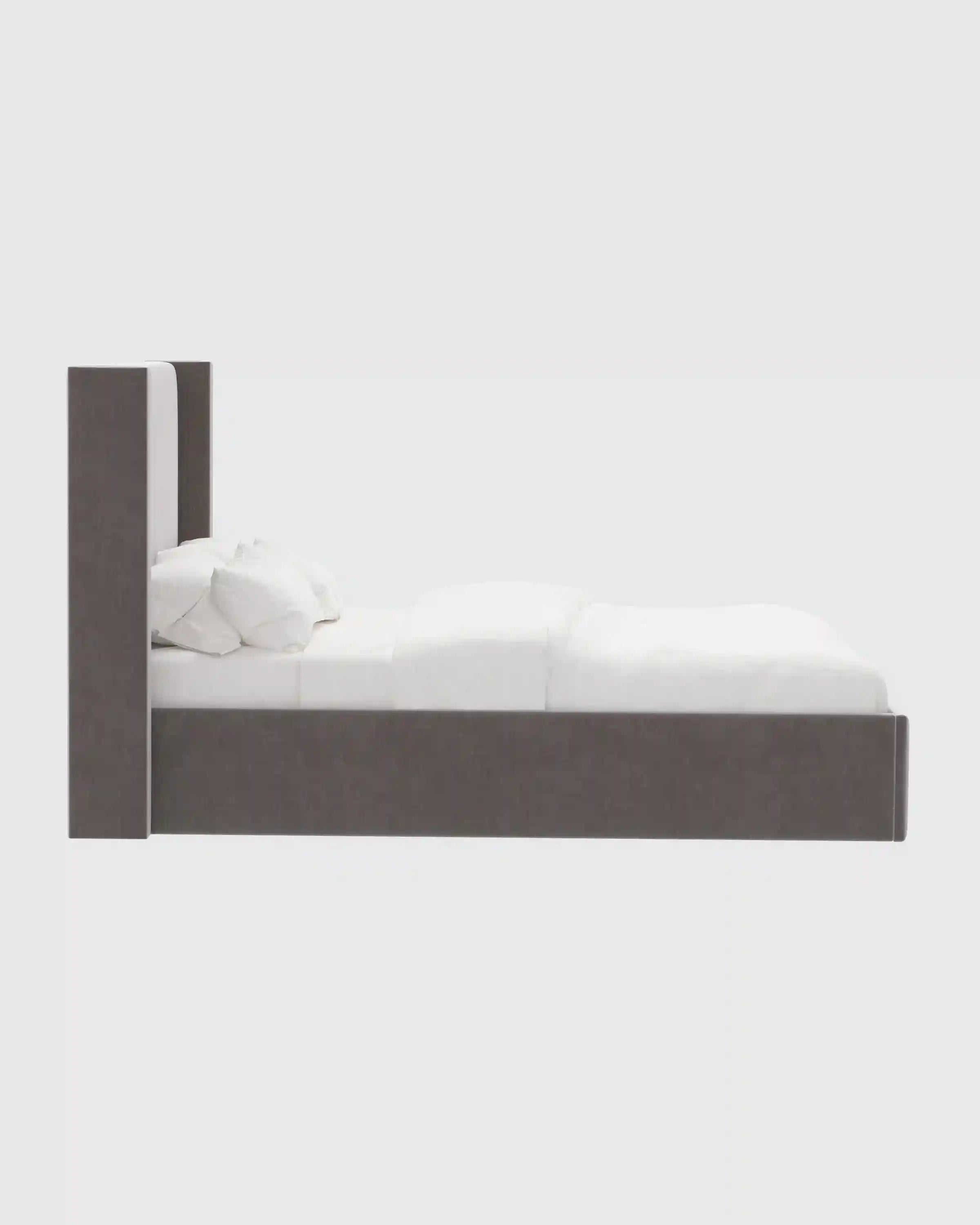 Wingback Bed in Performance Velvet