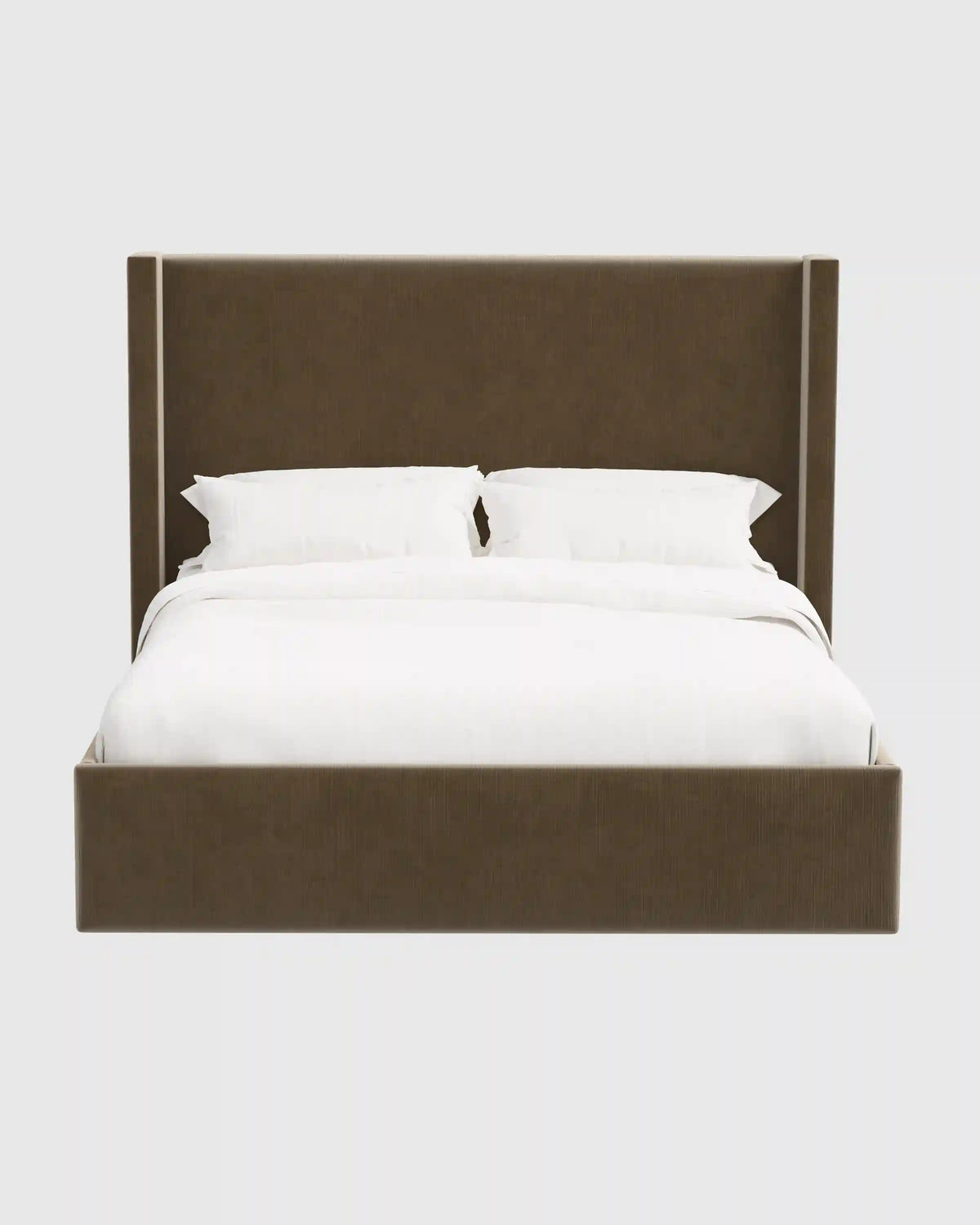 Wingback Bed in Performance Velvet
