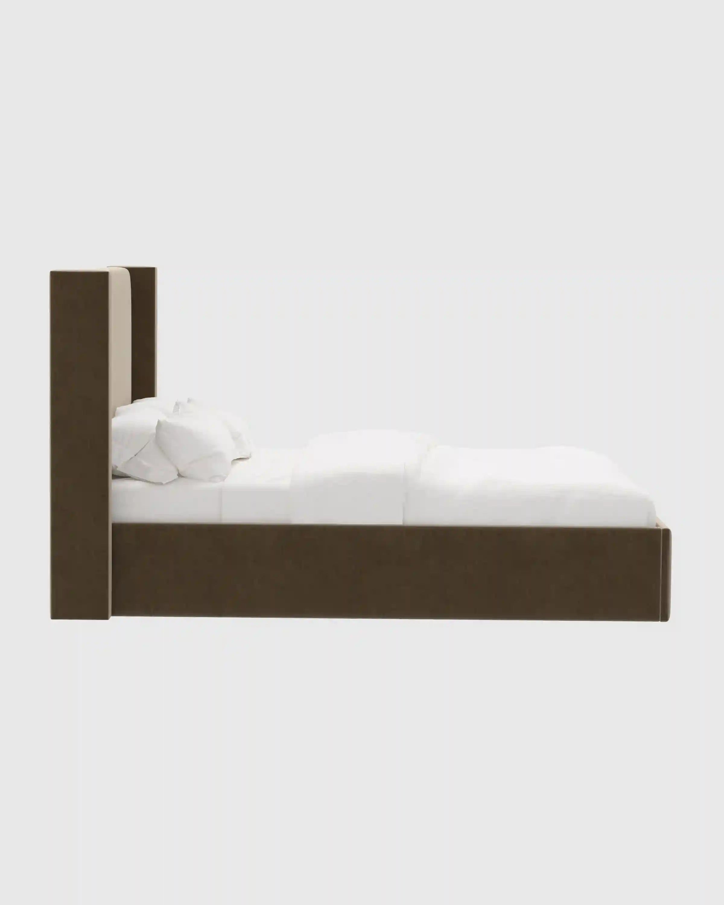 Wingback Bed in Performance Velvet