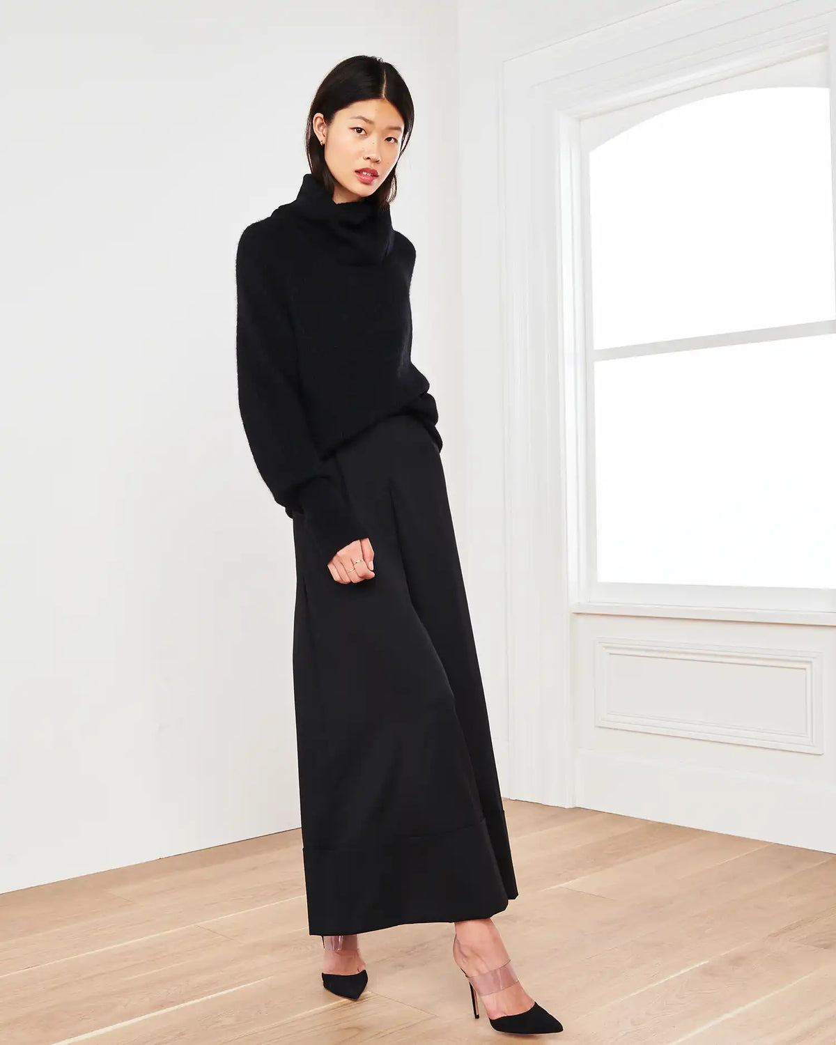 Baby Alpaca-Wool Turtleneck