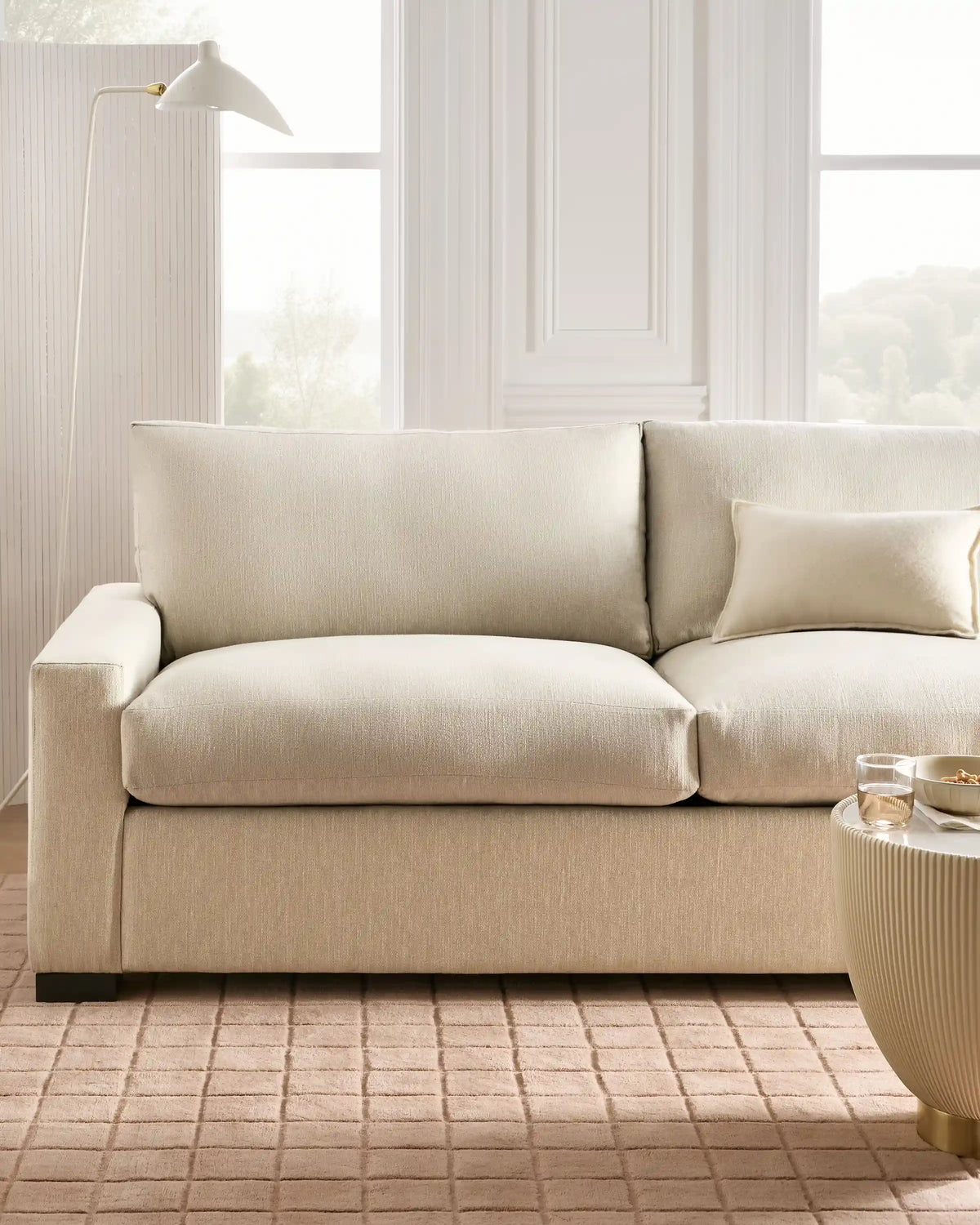 Stillman Sleeper Sofa in Performance Basketweave