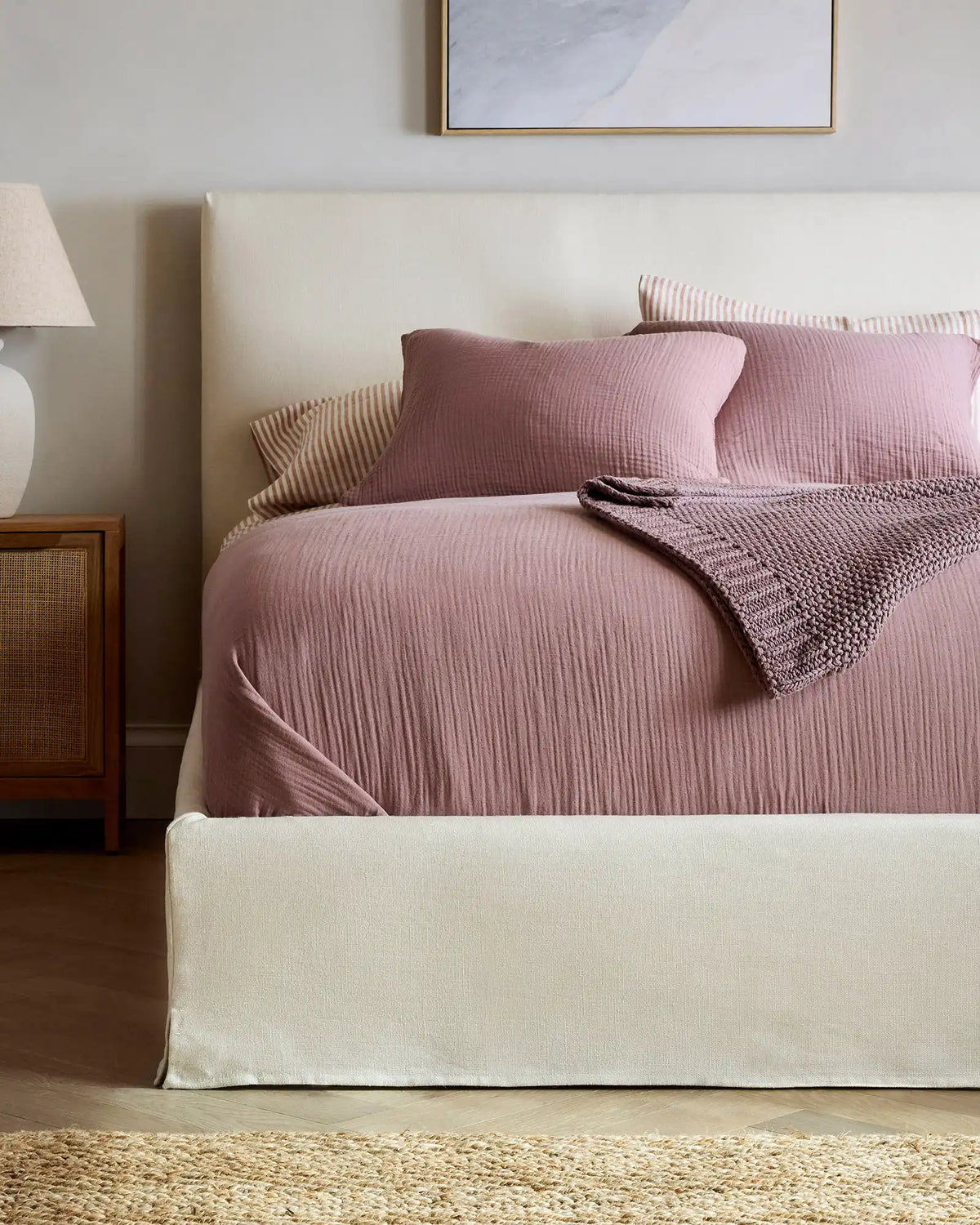 Slipcover Bed in 100% Linen