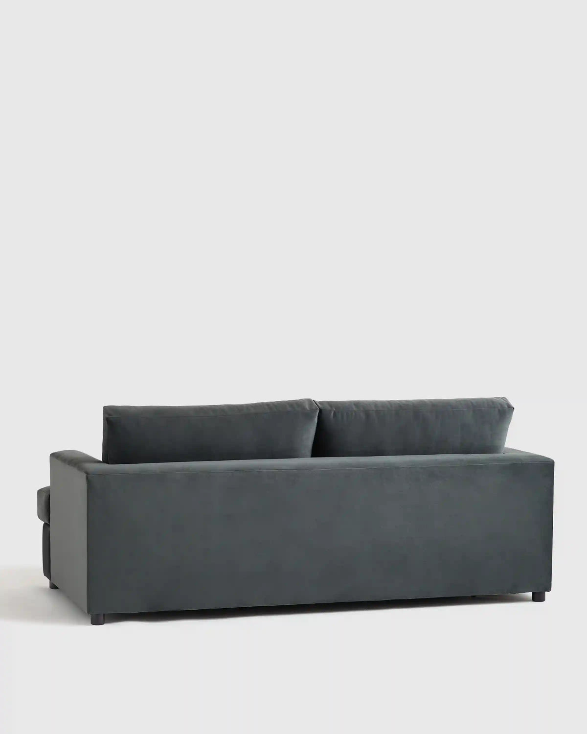 Sierra Curved Arm Sleeper Sofa in Performance Velvet