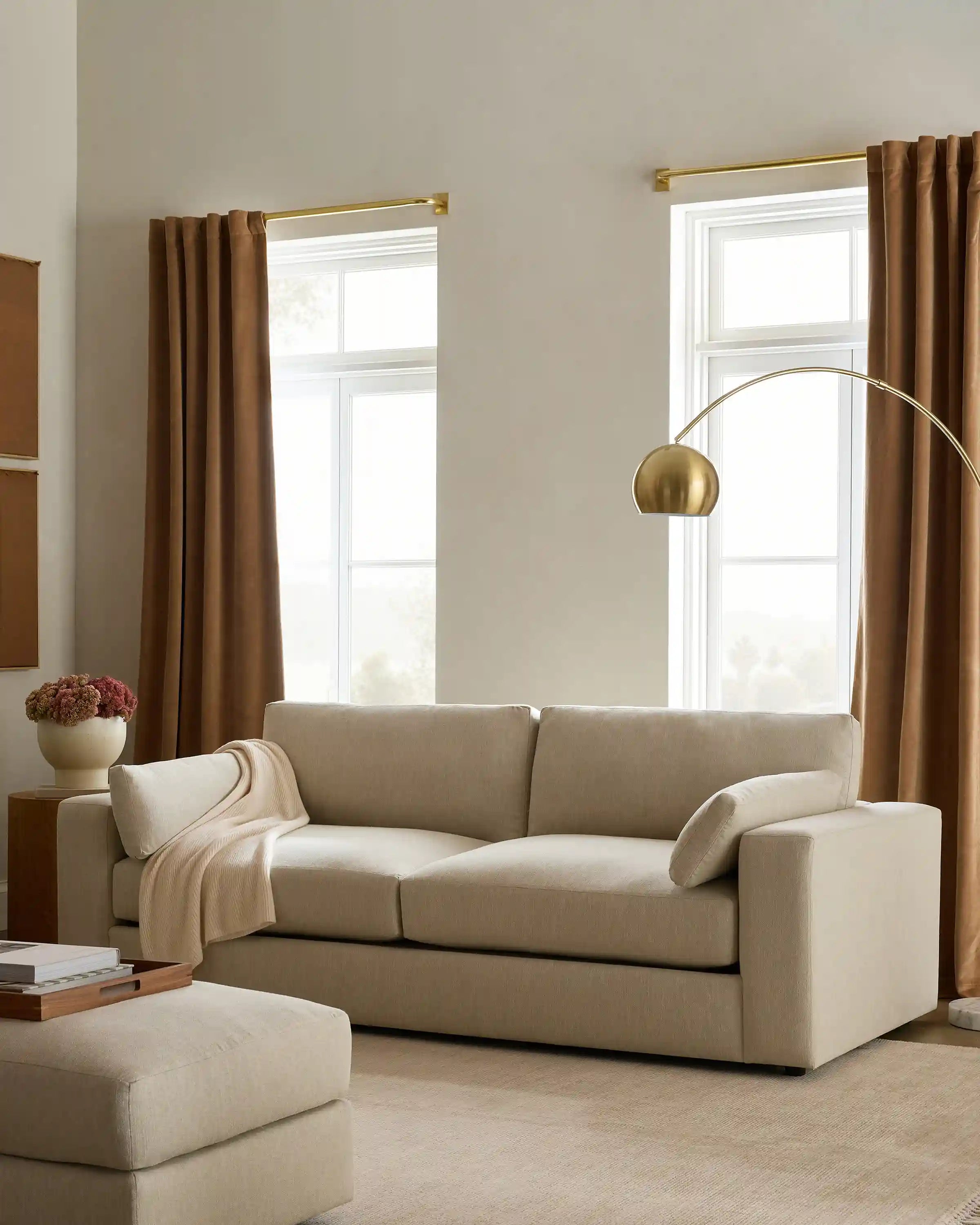 Ashford Deep Seat Sofa in Performance Basketweave