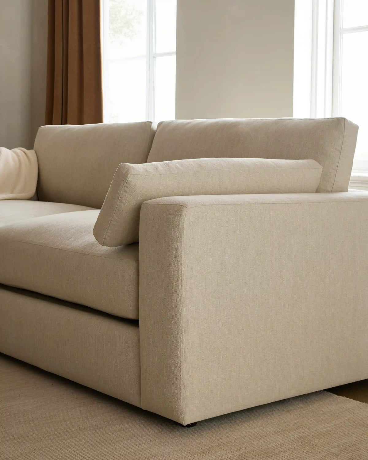 Ashford Deep Seat Sofa in Performance Basketweave