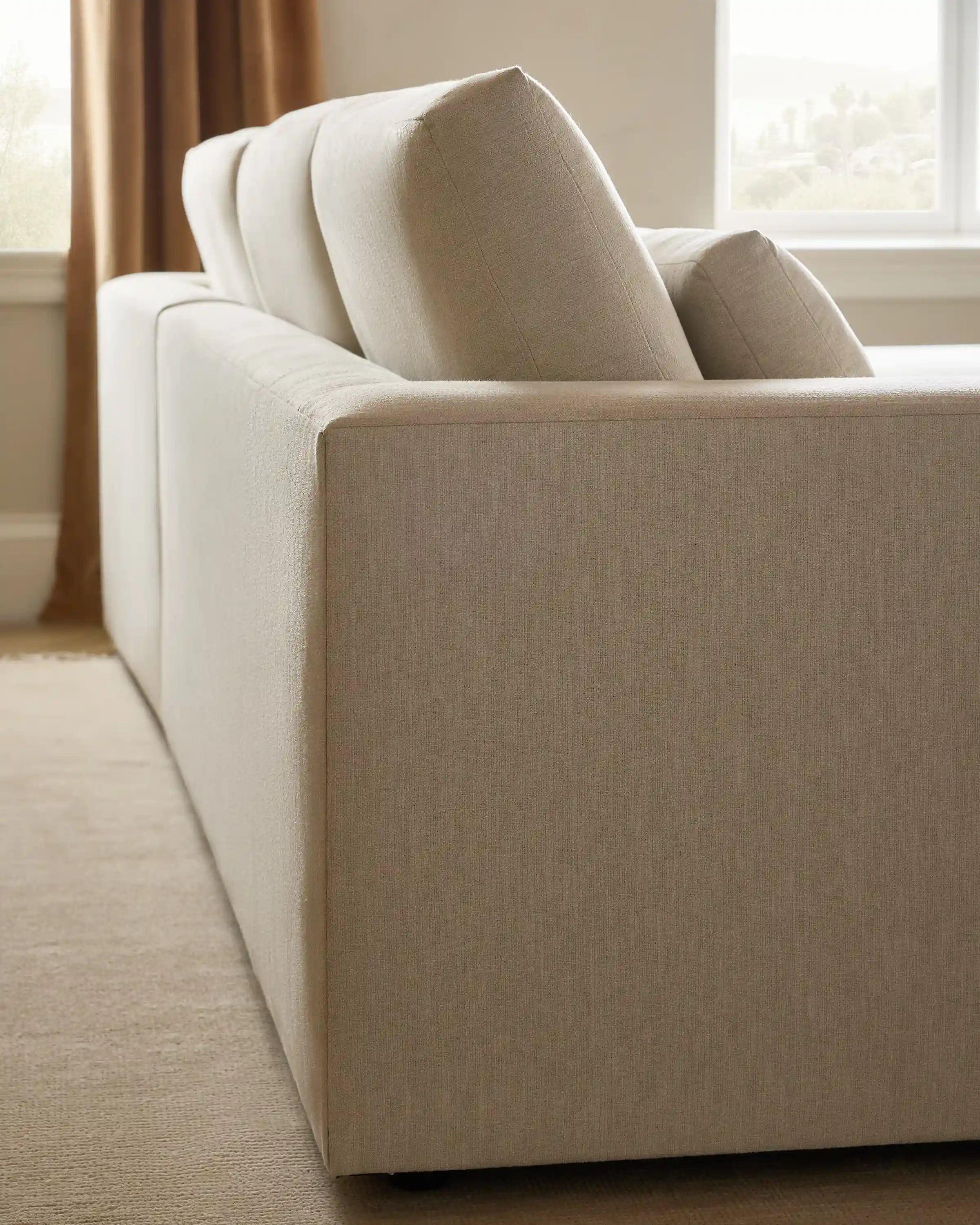 Ashford Deep Seat Chaise Sectional in Performance Basketweave
