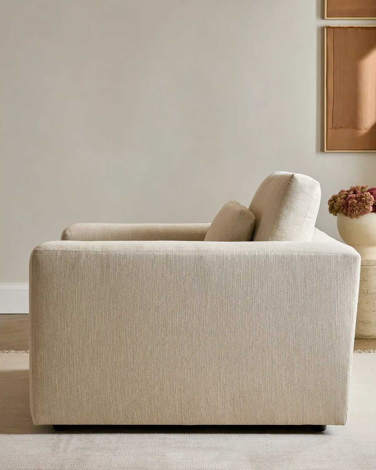 Ashford Deep Seat Chair and a Half in Performance Velvet