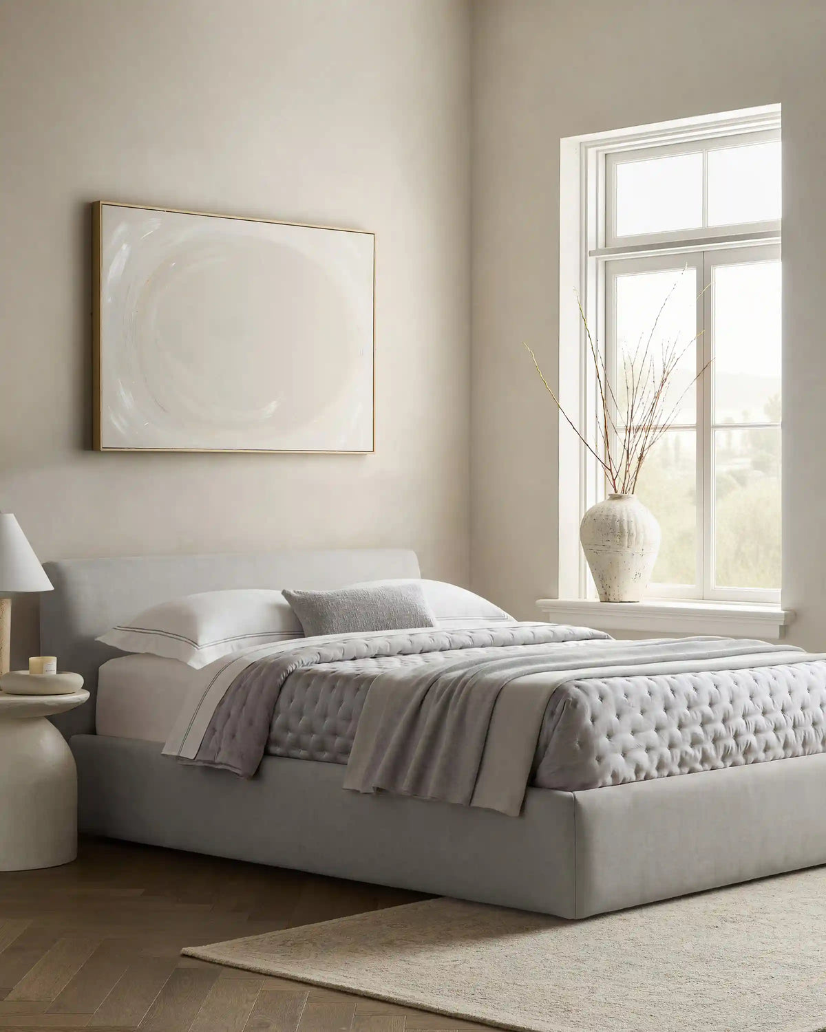 Plush Low Profile Platform Bed