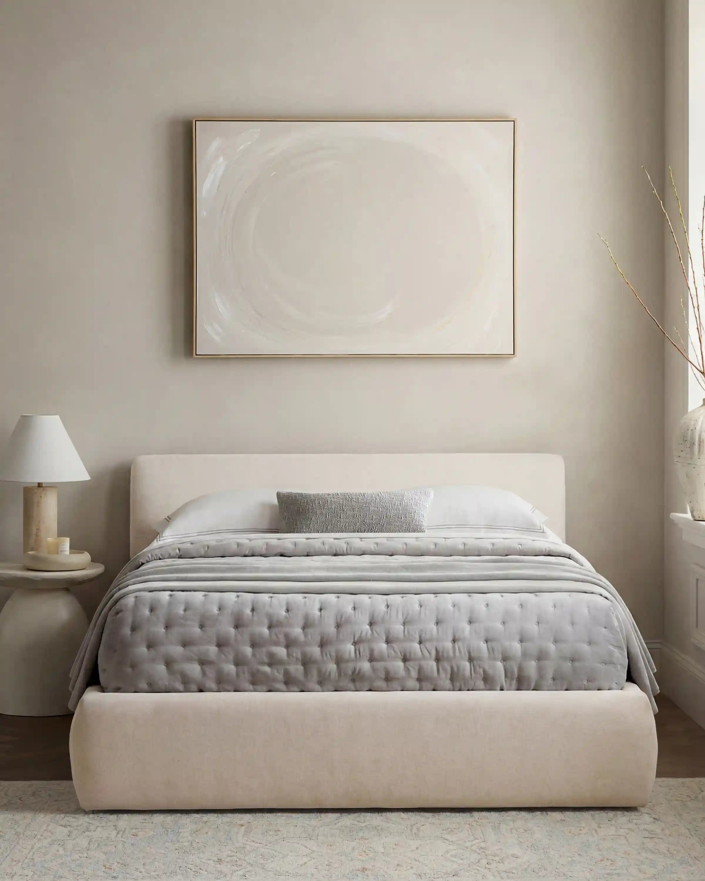 Plush Low Profile Platform Bed