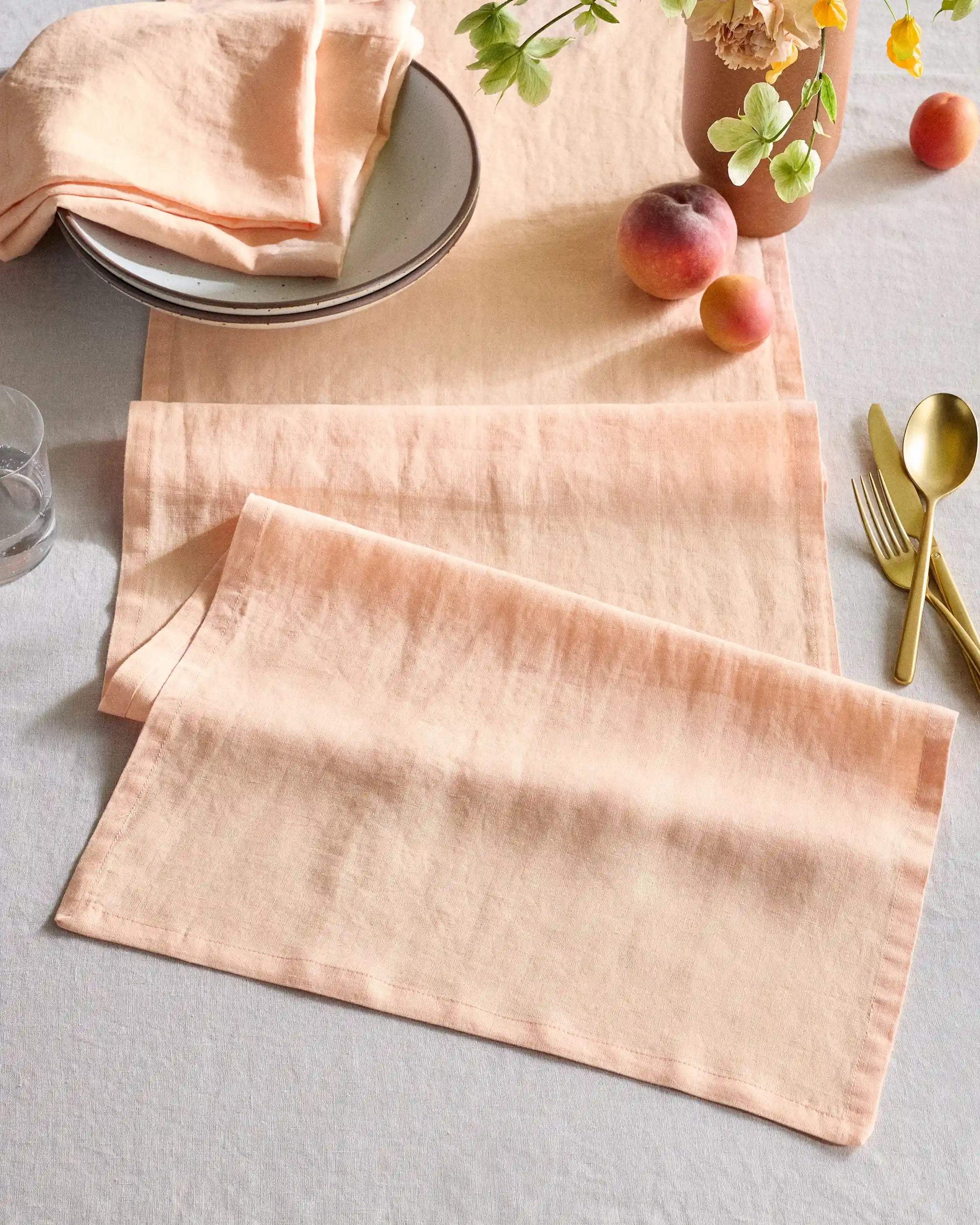 European Linen Table Runner