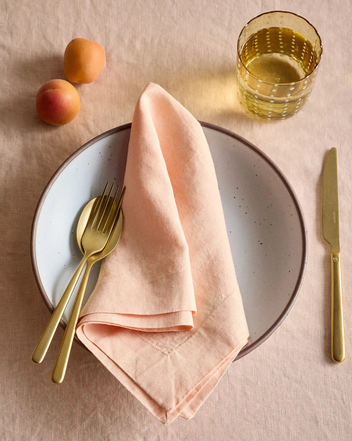 European Linen Wide-Hem Napkins, Set of 8