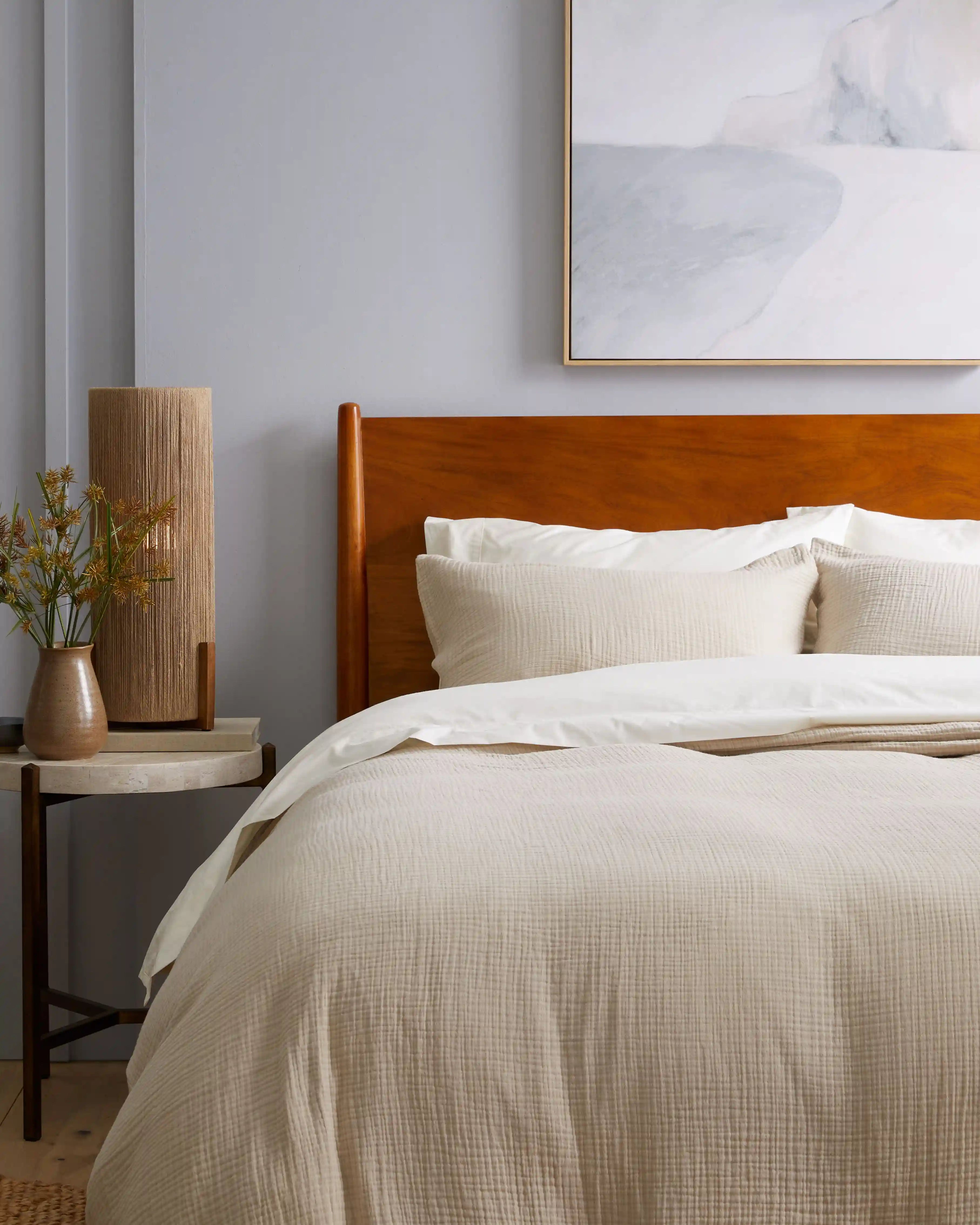 Organic Cotton Gauze Duvet Cover Set