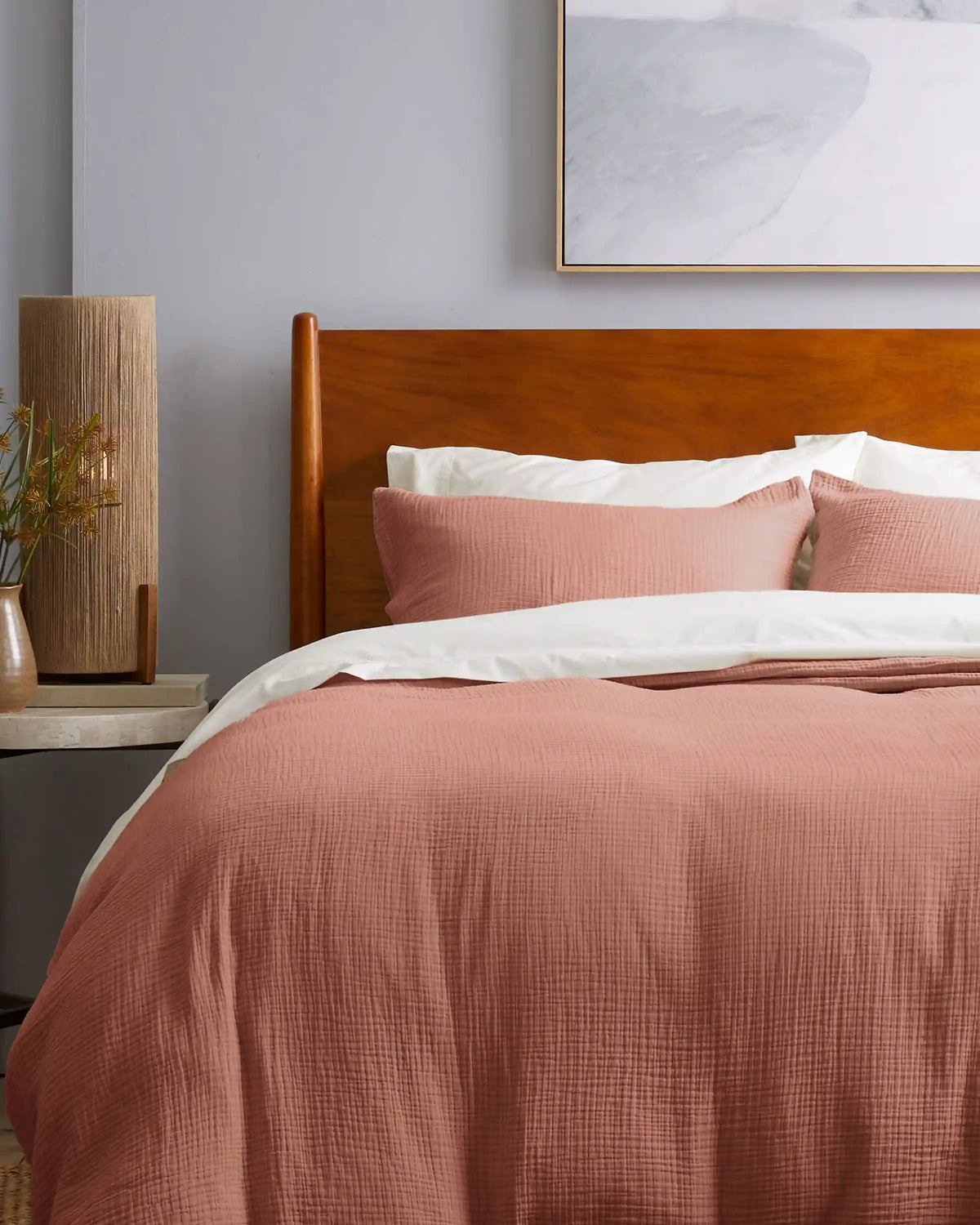 Organic Cotton Gauze Duvet Cover Set