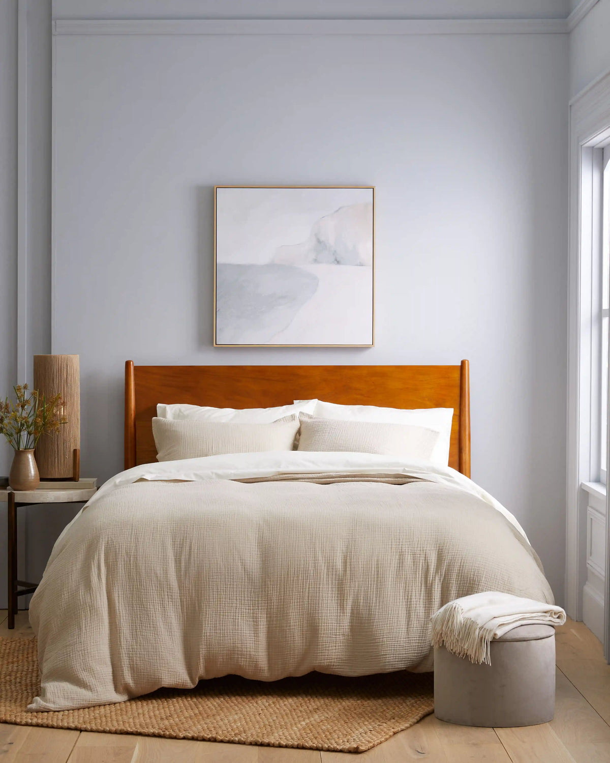 Organic Cotton Gauze Duvet Cover Set