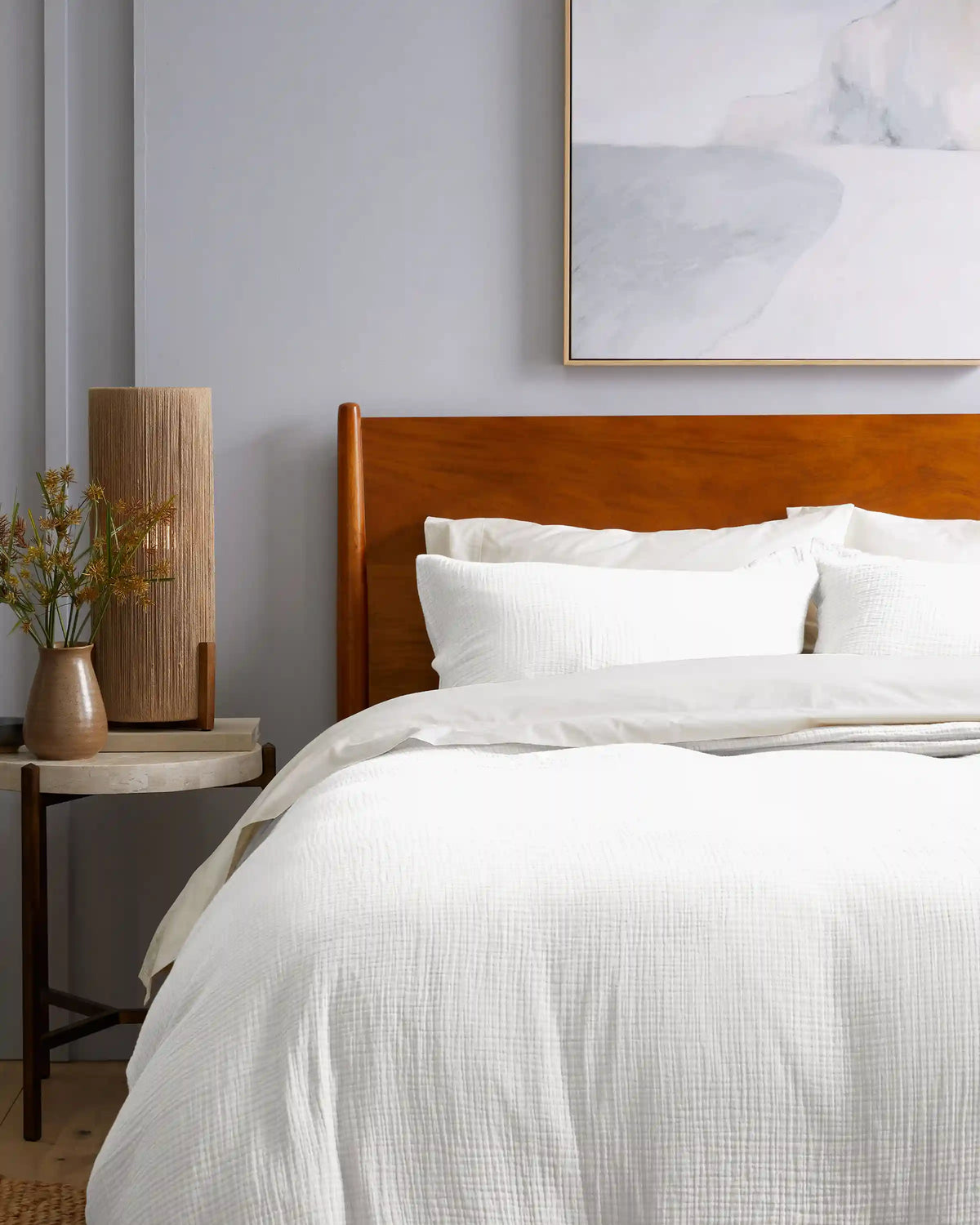 Organic Cotton Gauze Duvet Cover Set