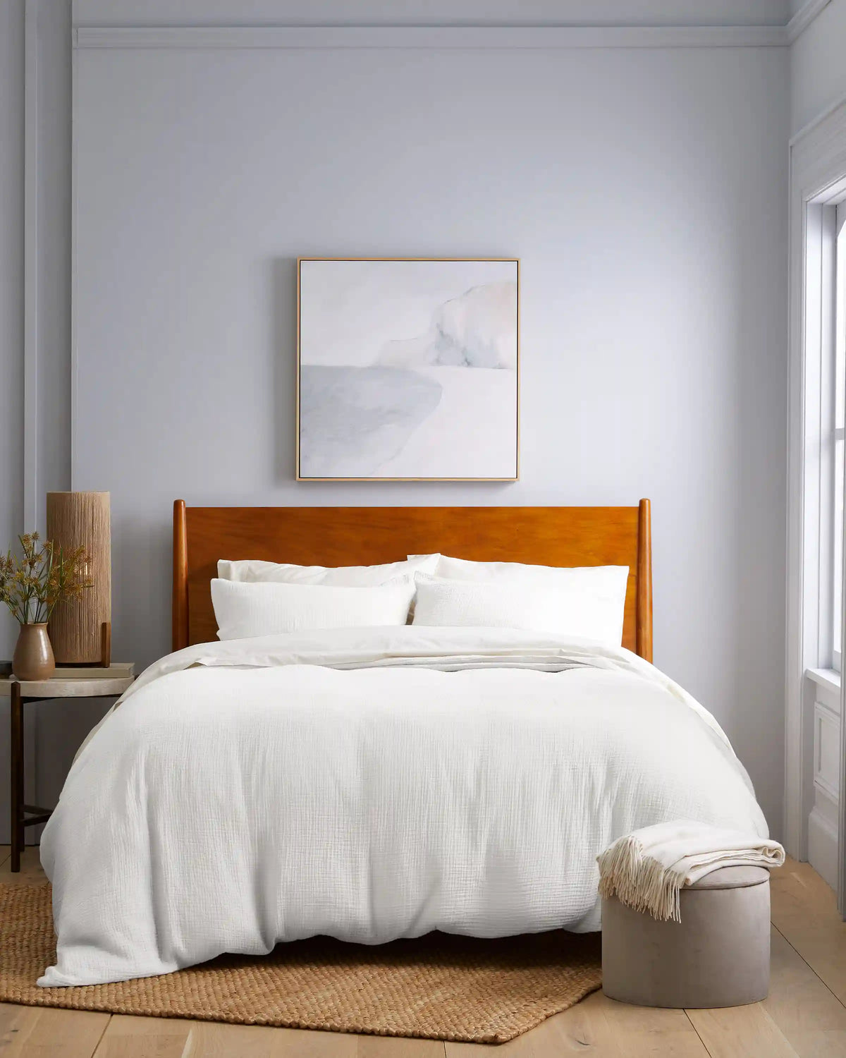 Organic Cotton Gauze Duvet Cover Set