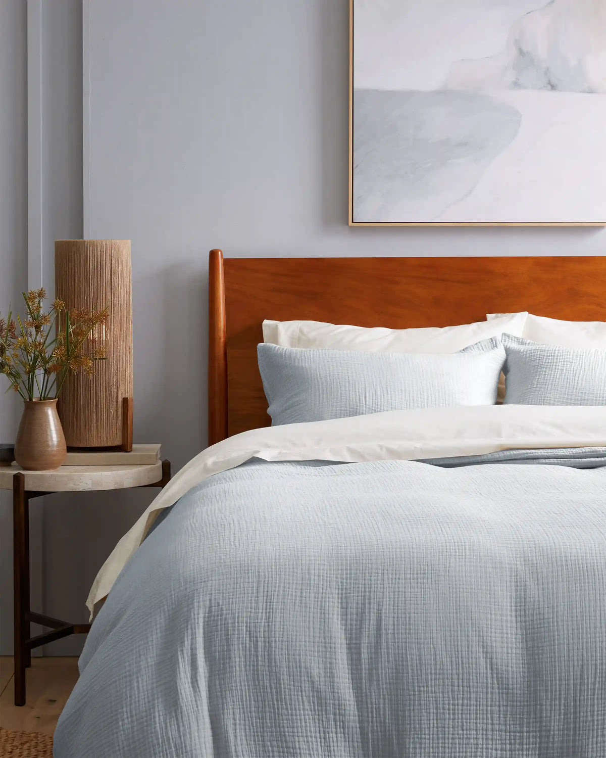 Organic Cotton Gauze Sham Set