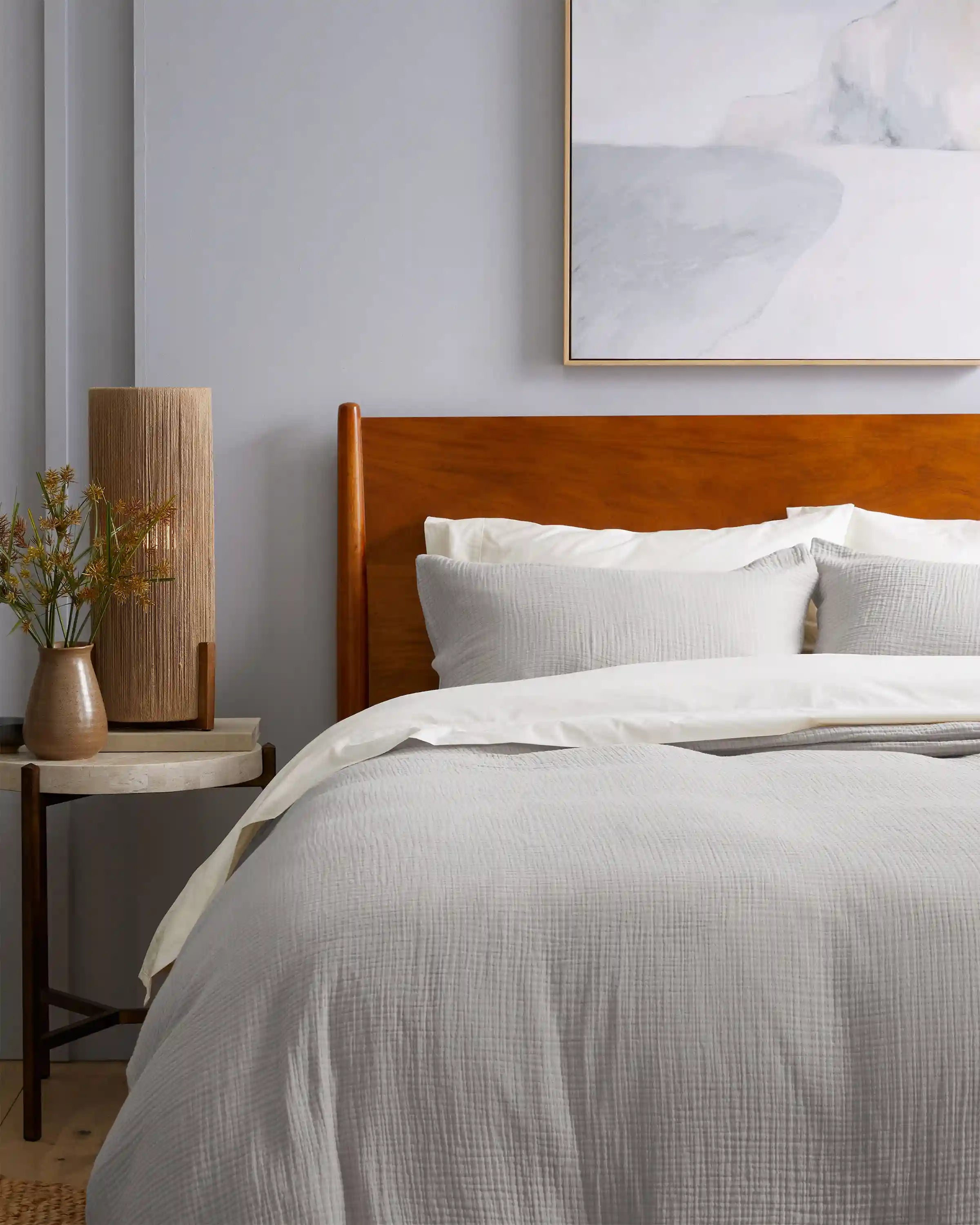 Organic Cotton Gauze Duvet Cover Set