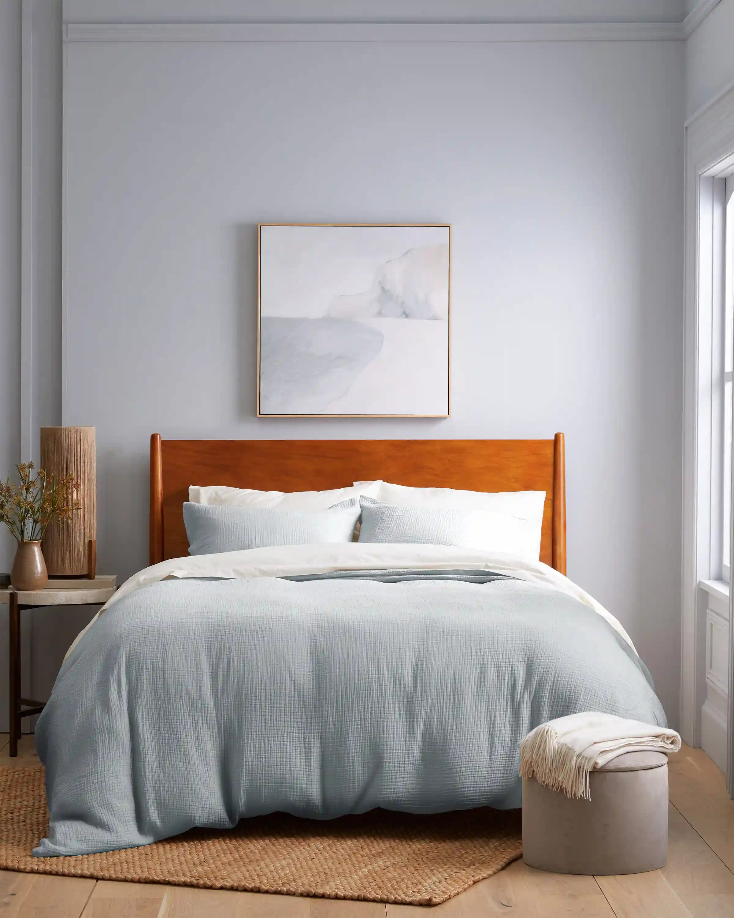 Organic Cotton Gauze Duvet Cover Set