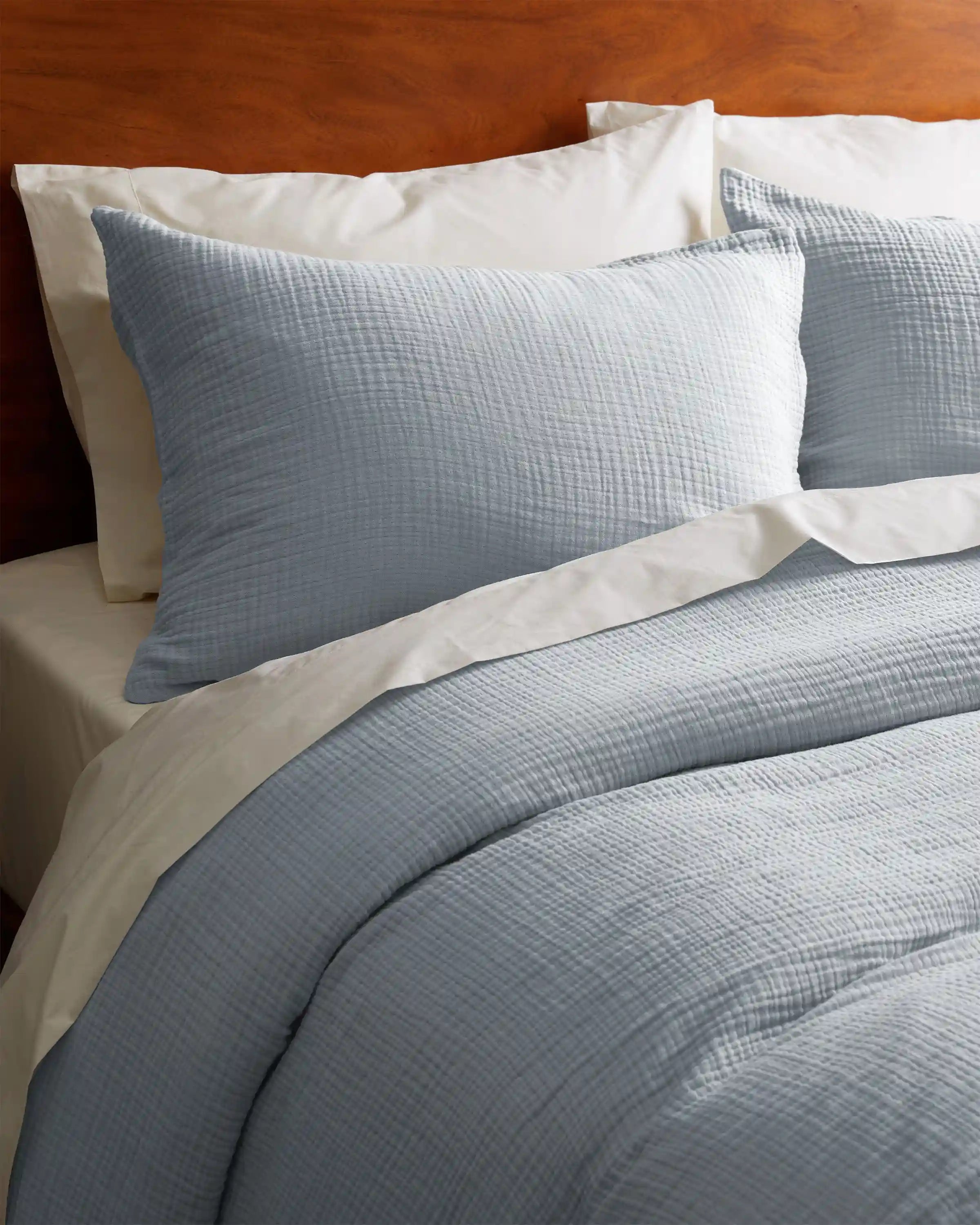 Organic Cotton Gauze Sham Set