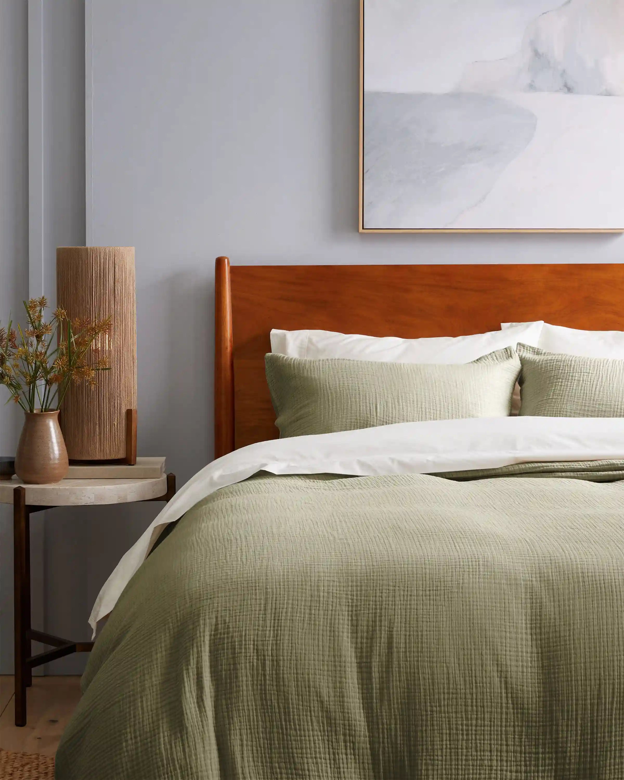 Organic Cotton Gauze Duvet Cover Set