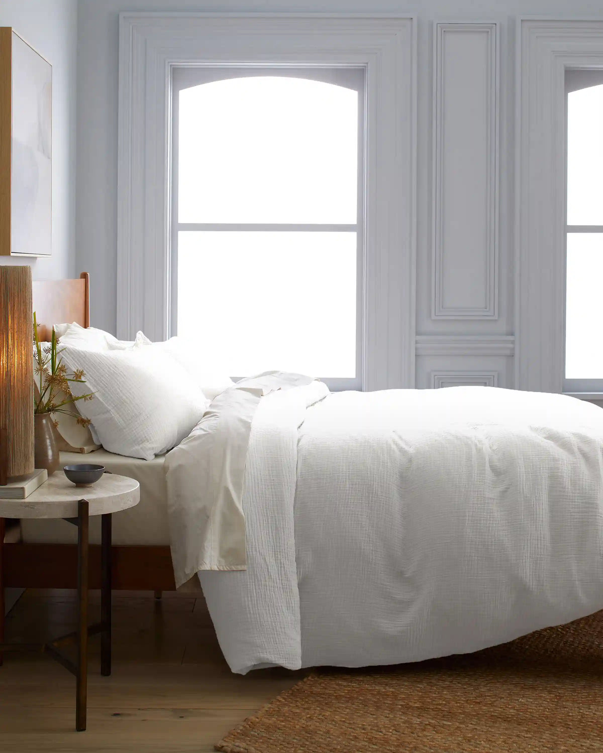 Organic Cotton Gauze Duvet Cover Set