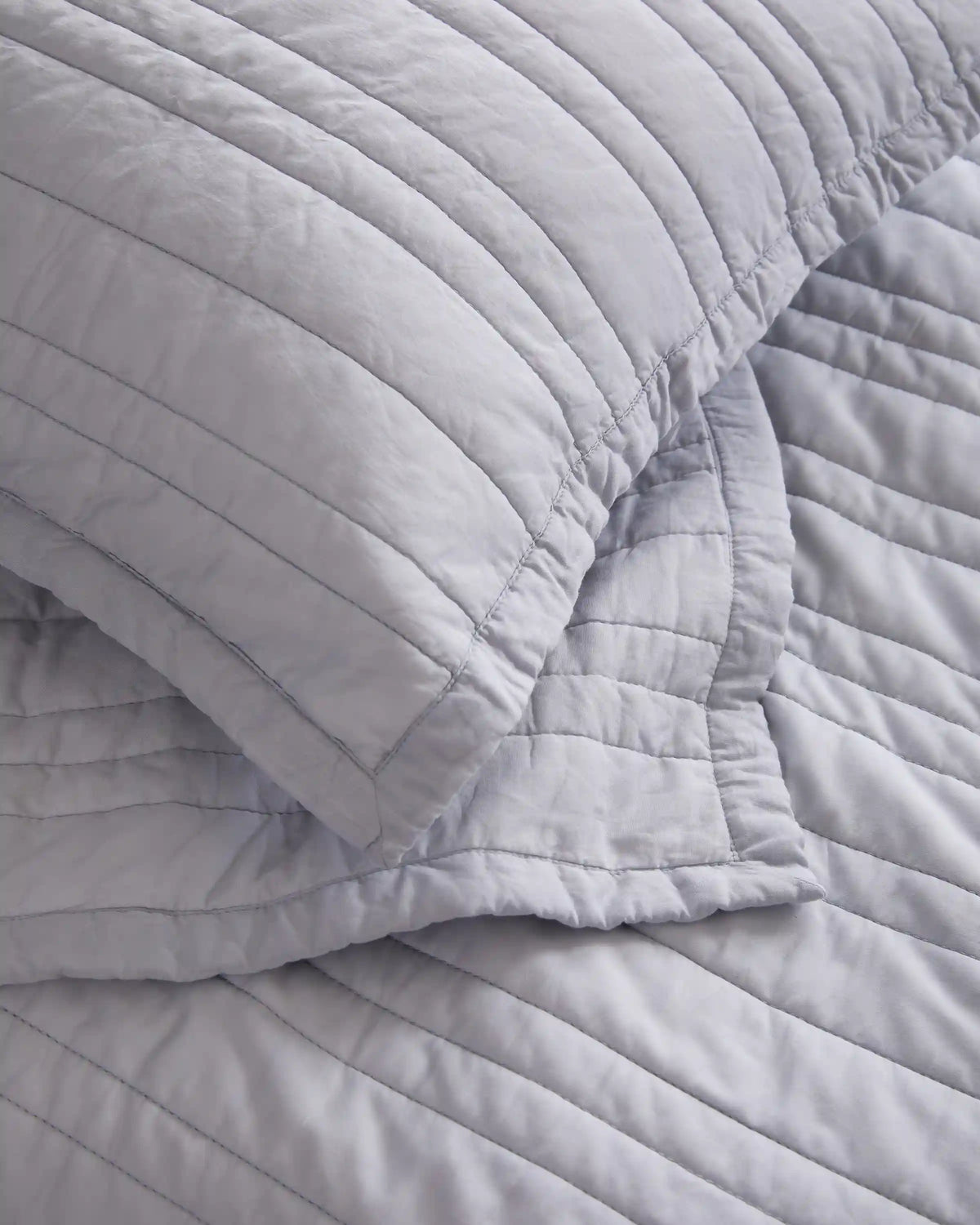 Organic Cotton Stripe Stitch Quilt