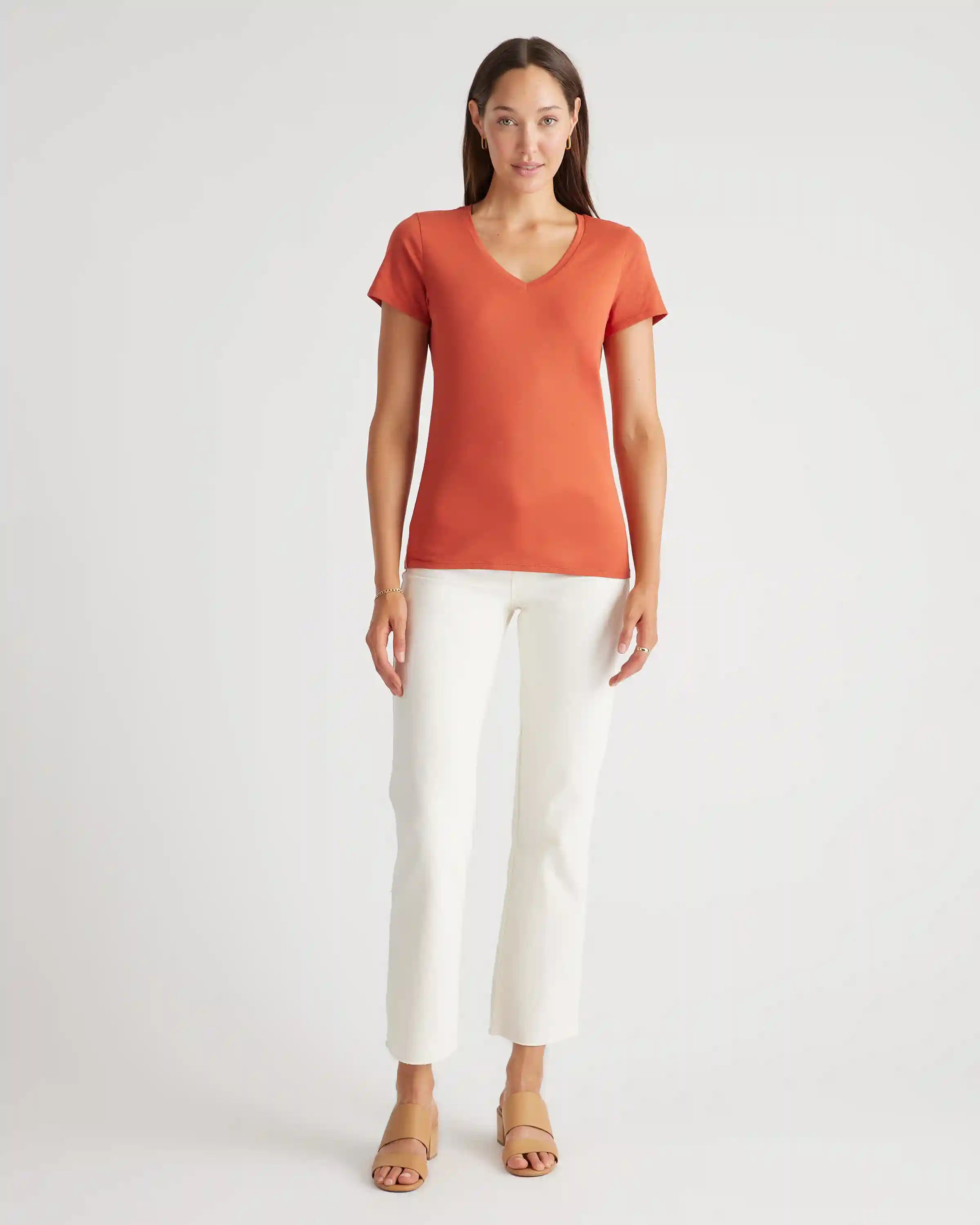 Cotton Modal V-Neck Tee