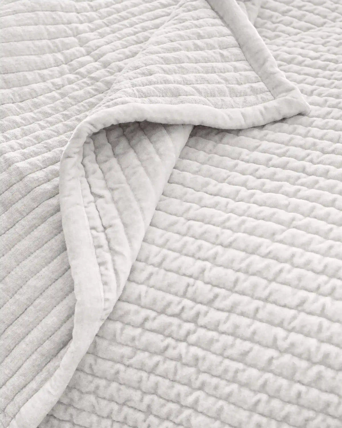 Cotton Velvet Vertical Channel Quilt