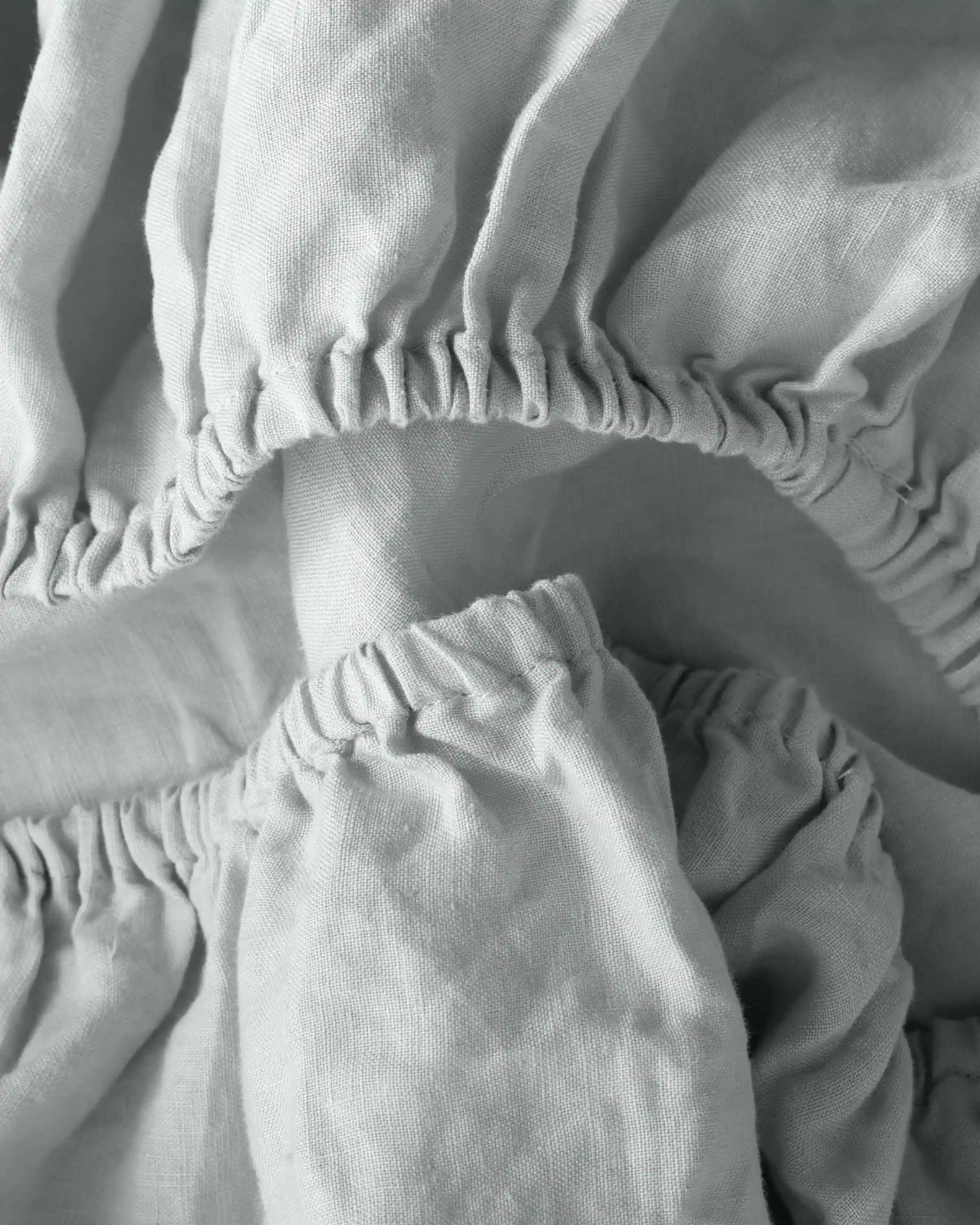 European Linen Fitted Crib Sheet