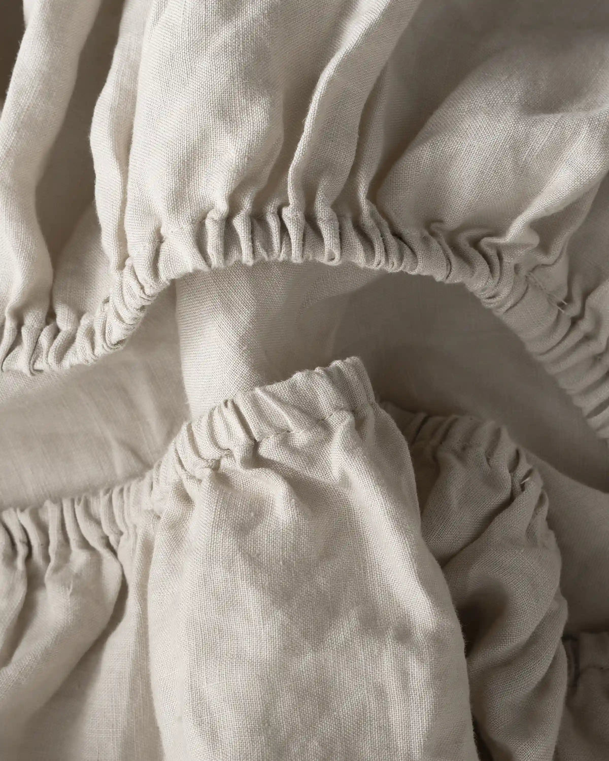 European Linen Fitted Crib Sheet