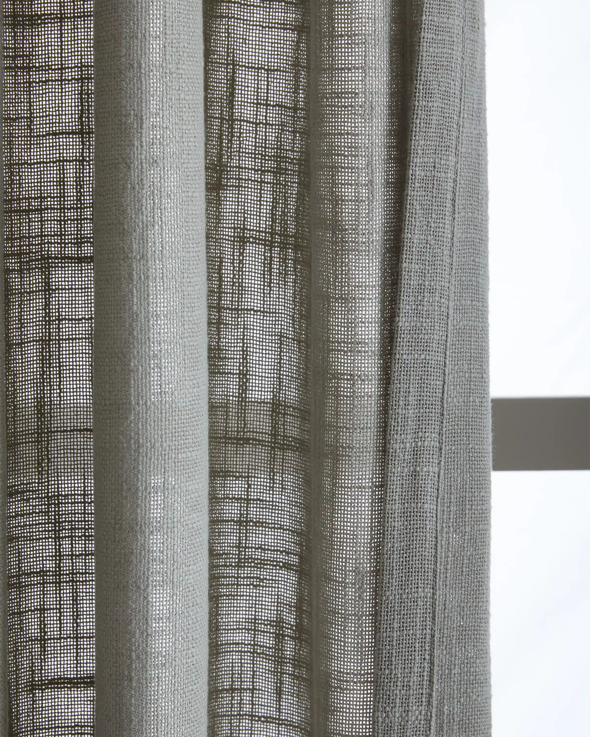 Cotton Sheer Curtain Set (Set of 2)