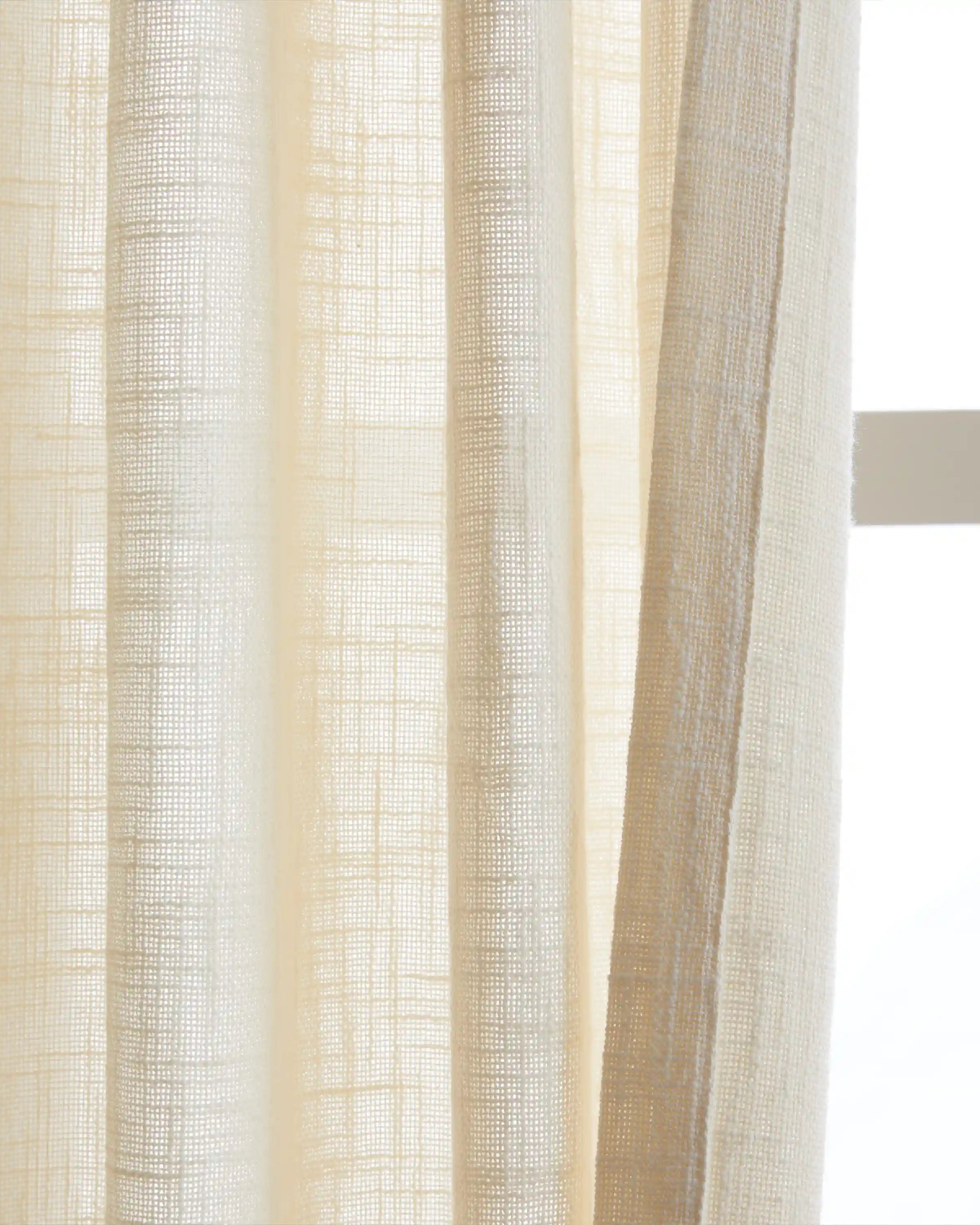 Cotton Sheer Curtain Set (Set of 2)