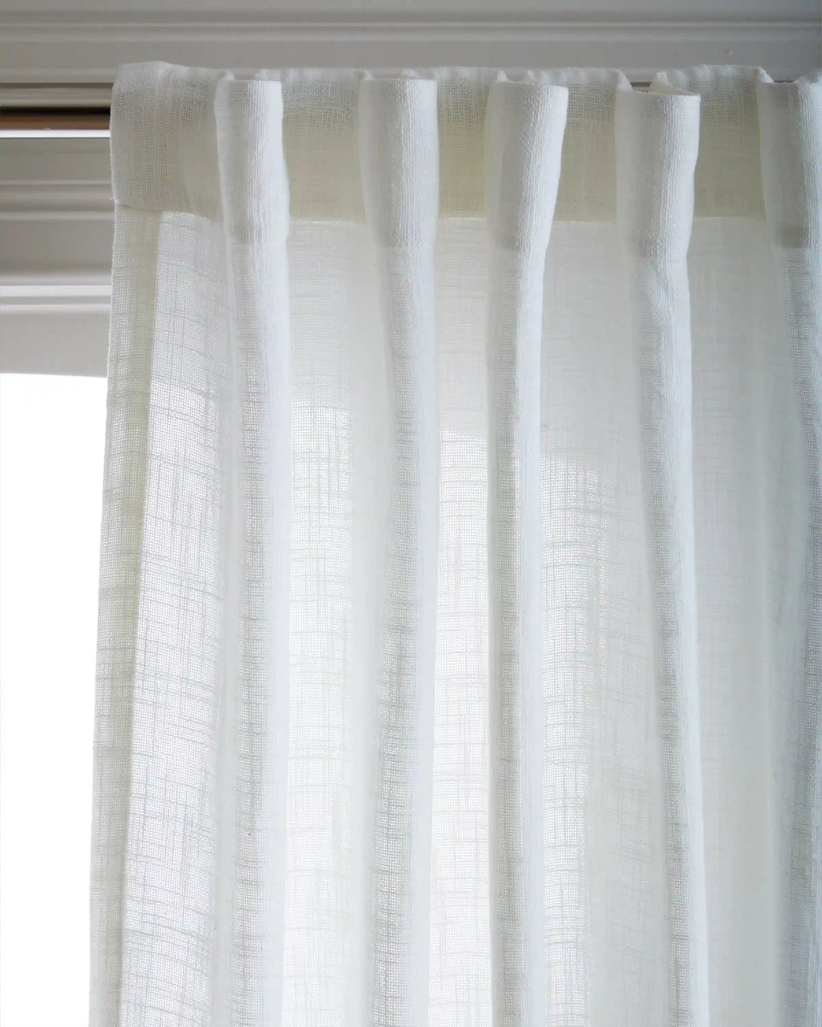 Cotton Sheer Curtain Set (Set of 2)