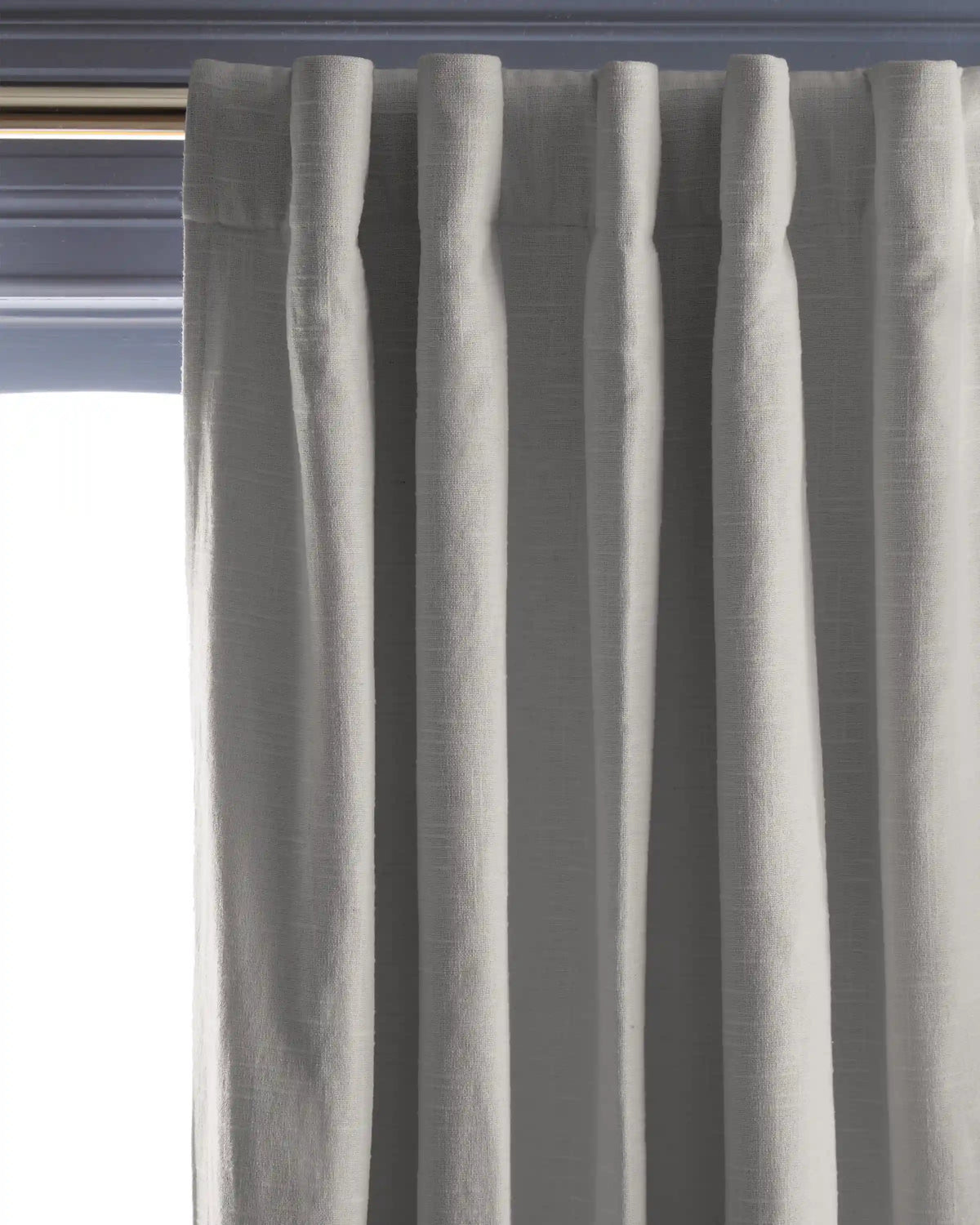 Cotton Slub Room Darkening Curtain - Single Panel