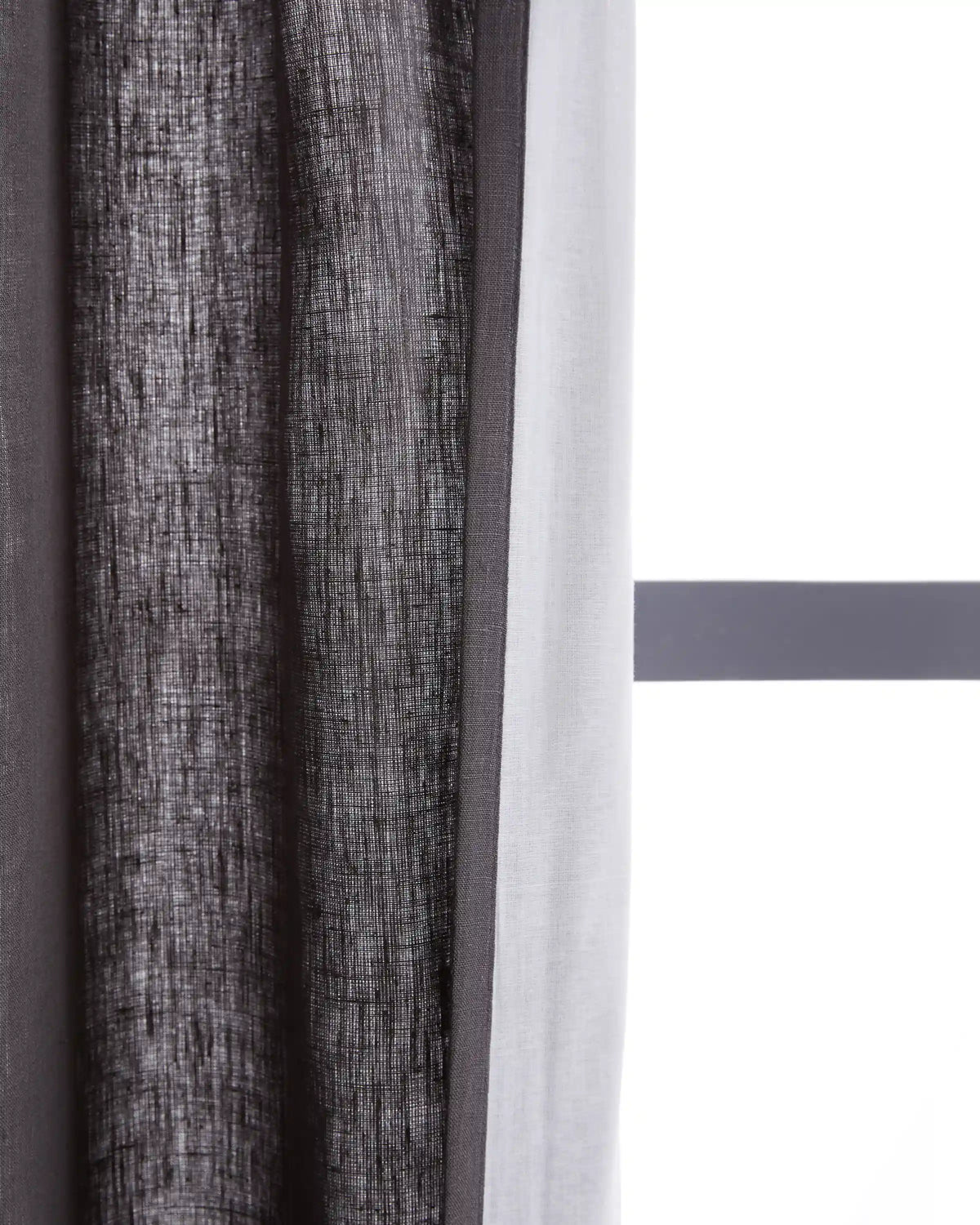European Linen Curtain - Single Panel