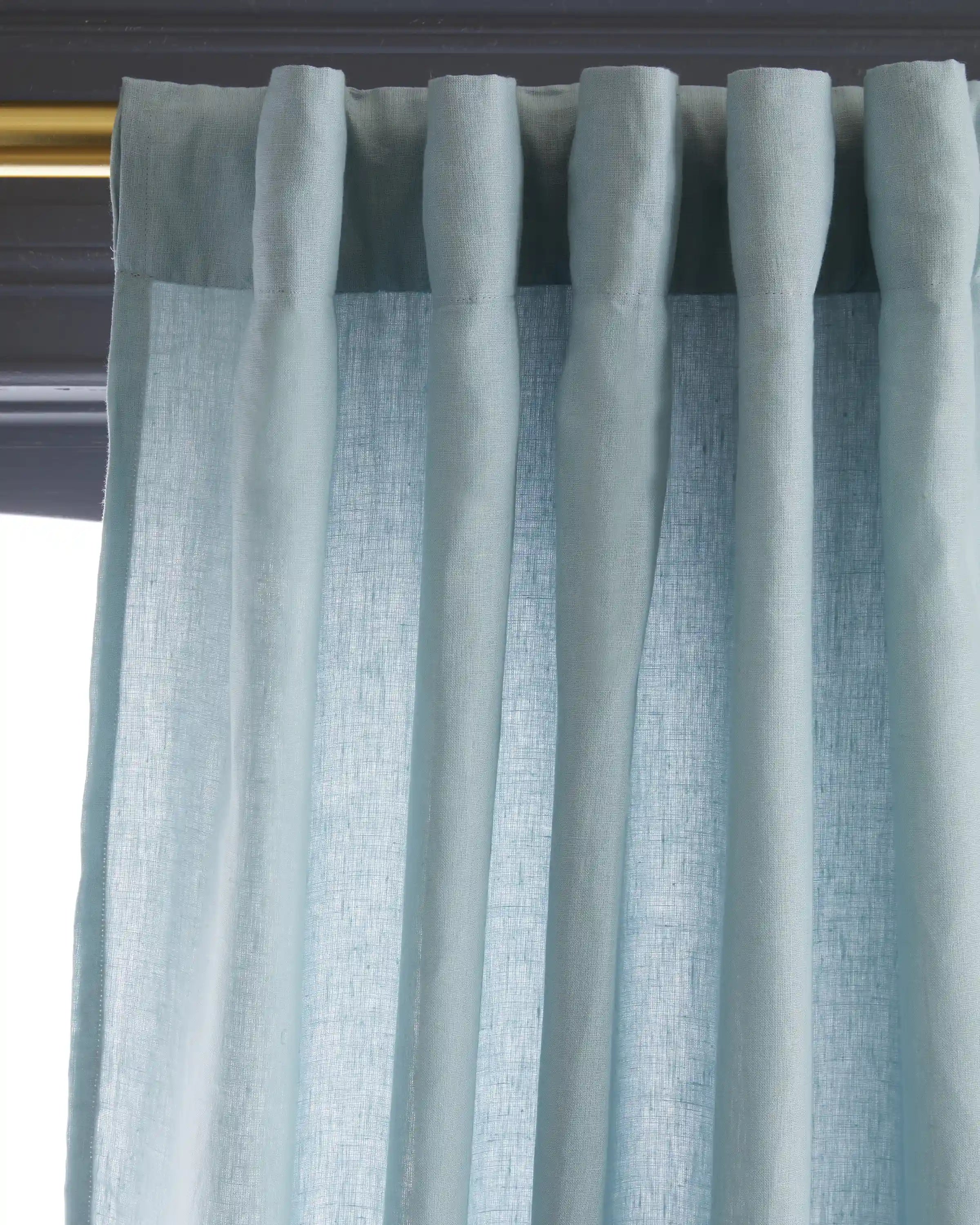 European Linen Curtain - Single Panel