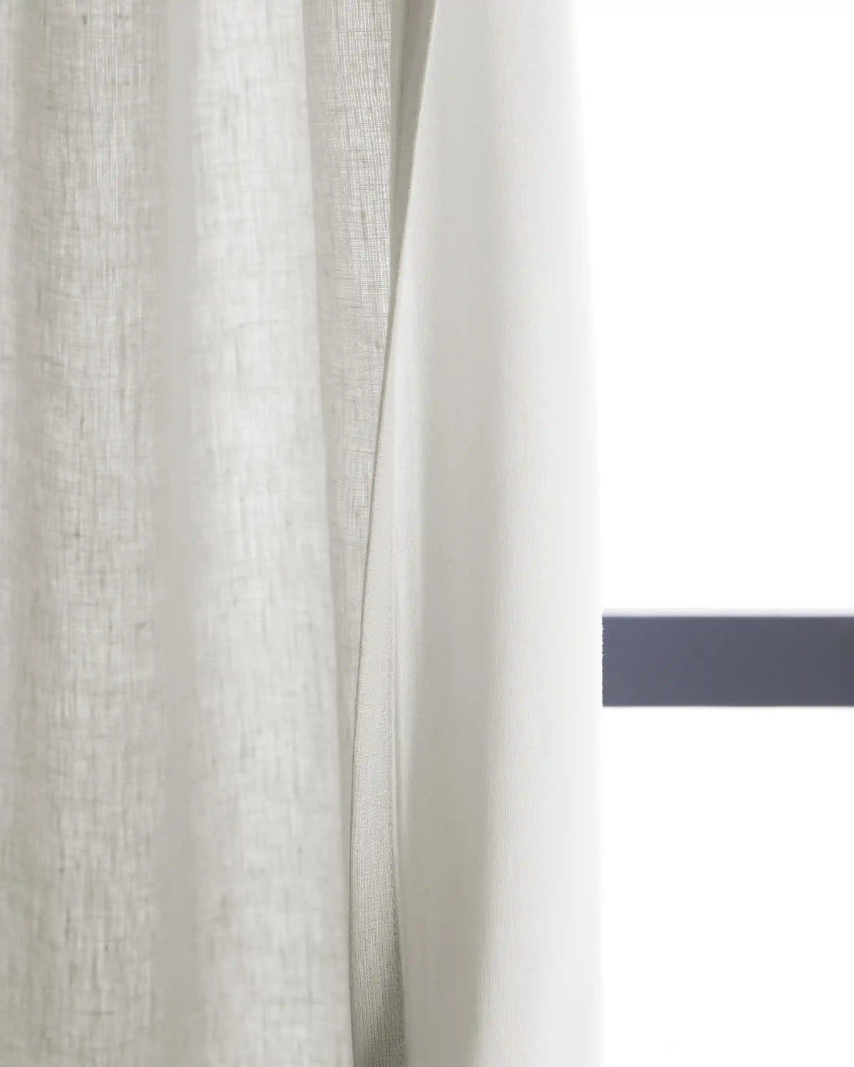 European Linen Curtain - Single Panel