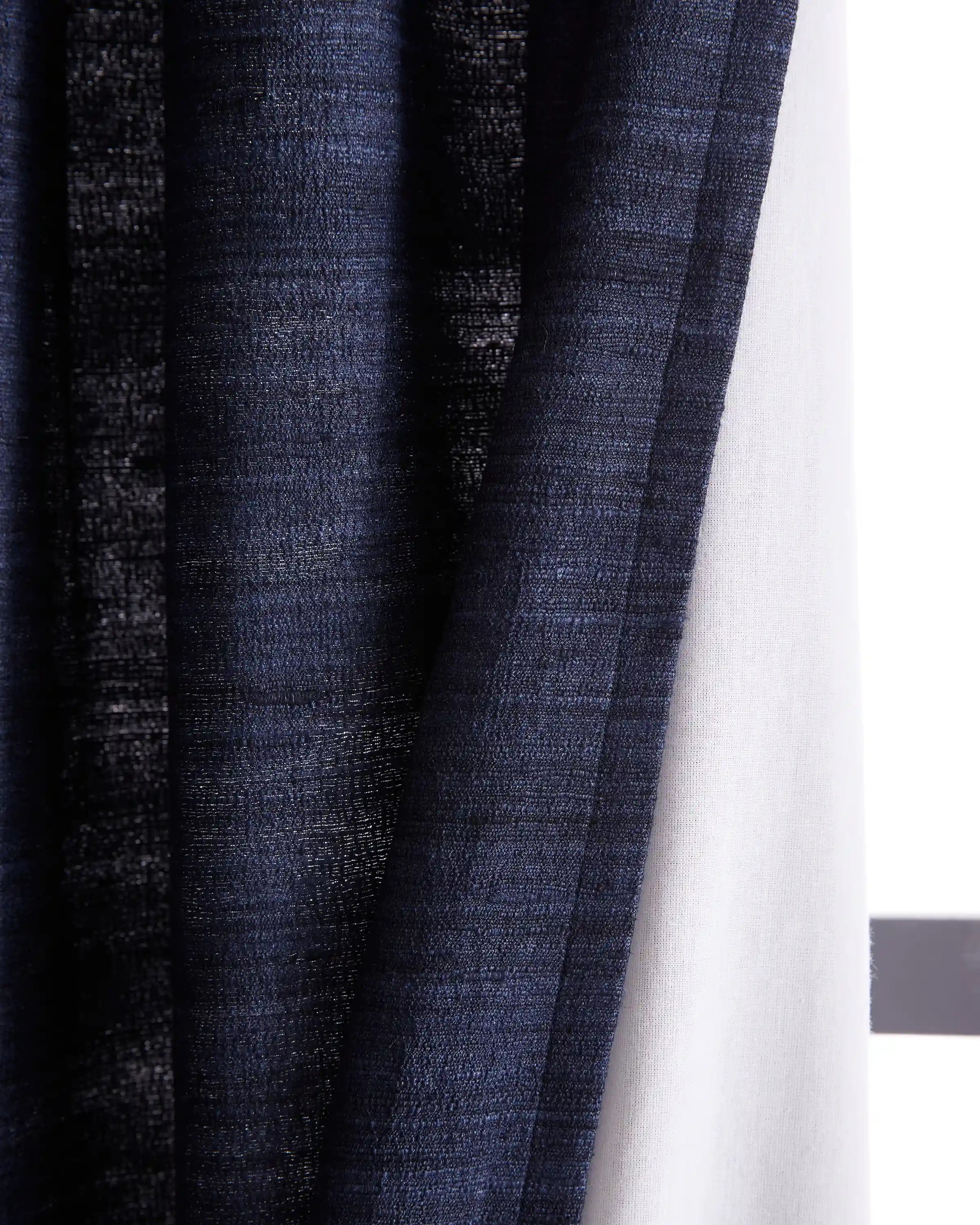 Raw Silk Curtain - Single Panel