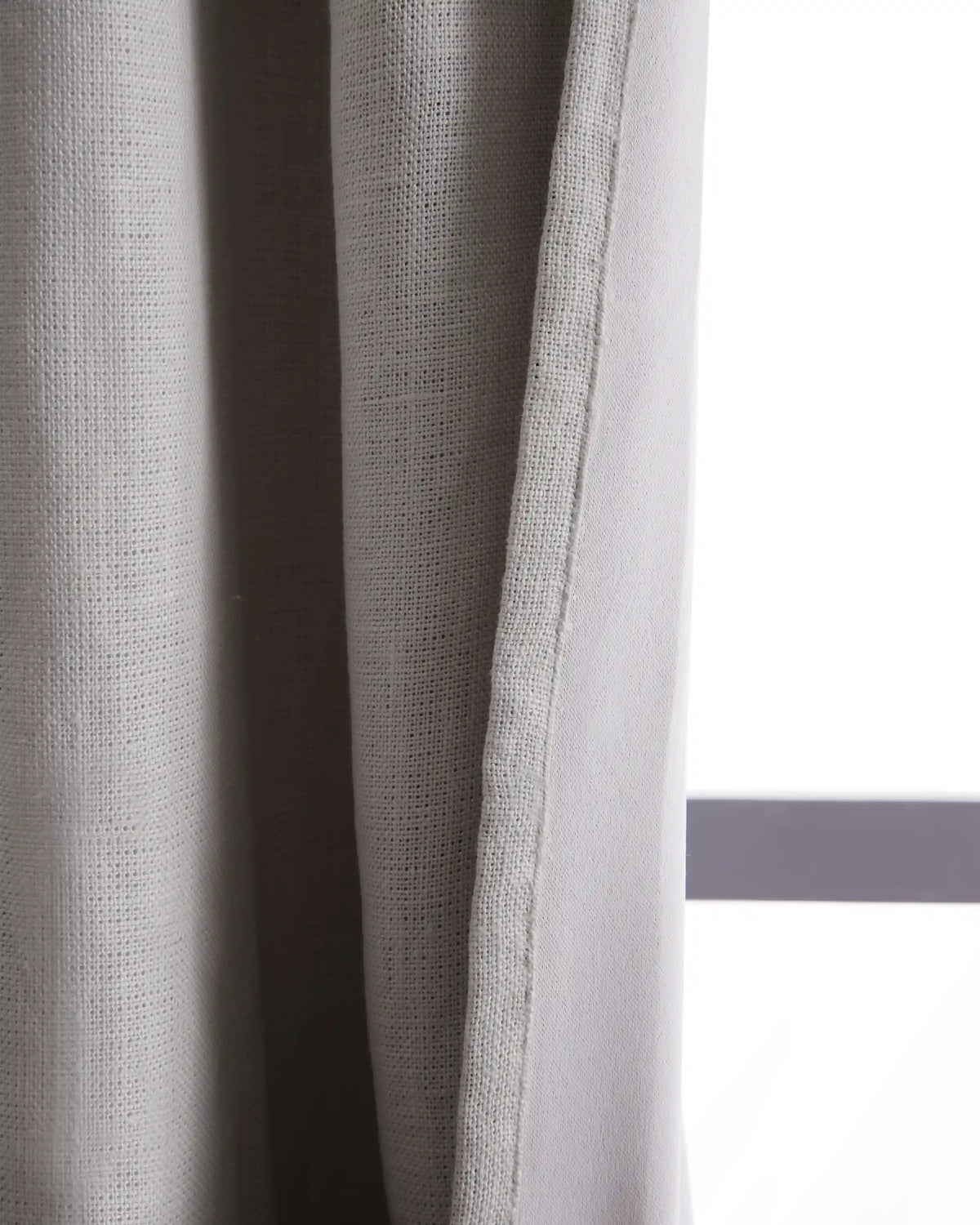 Heavyweight European Linen Room Darkening Curtain