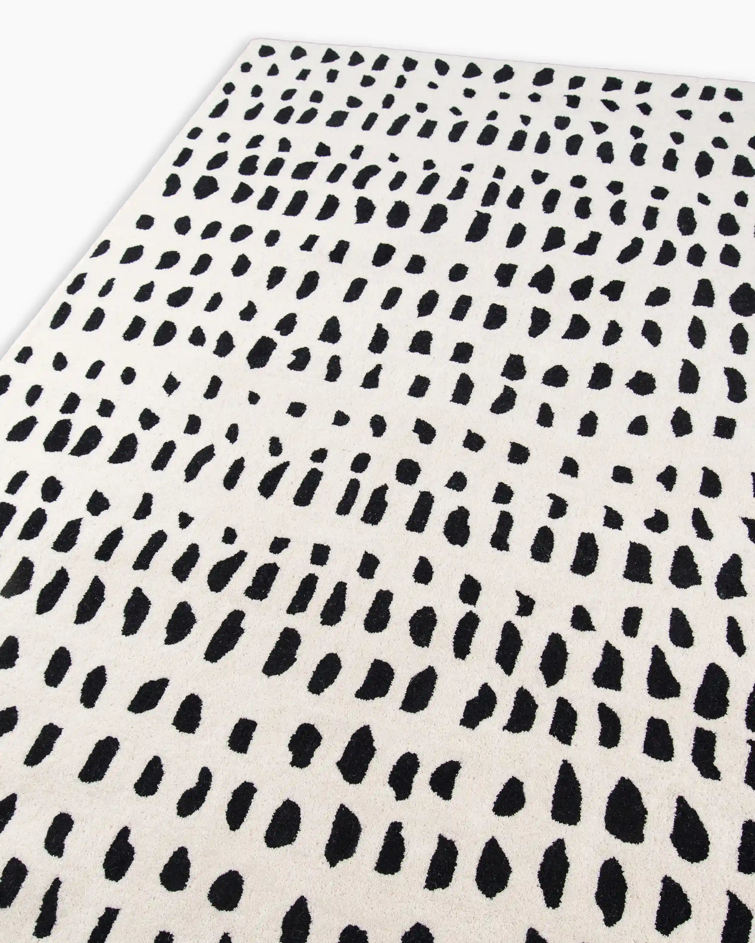 Painterly Dots Hand-Tufted Wool Rug