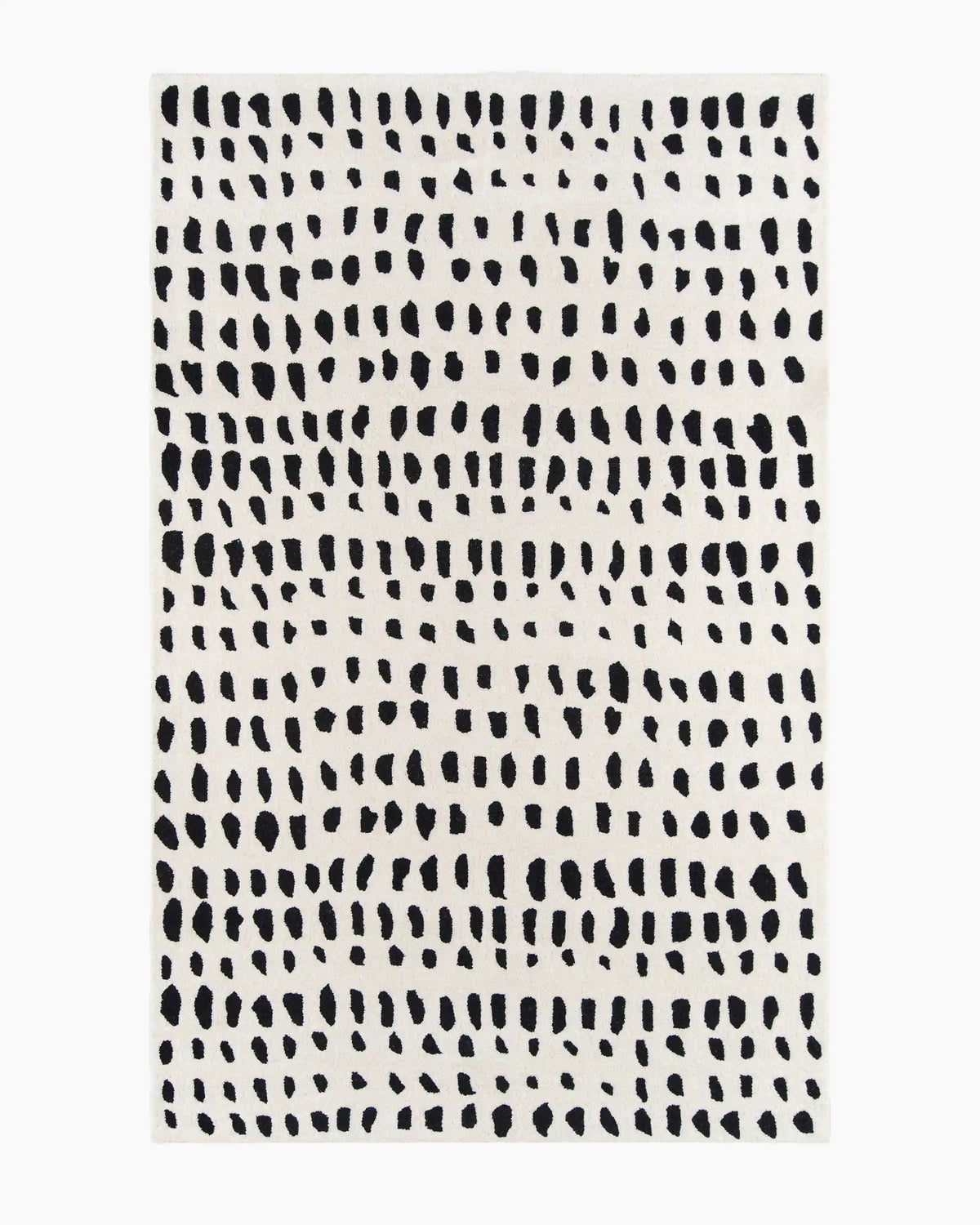 Painterly Dots Hand-Tufted Wool Rug