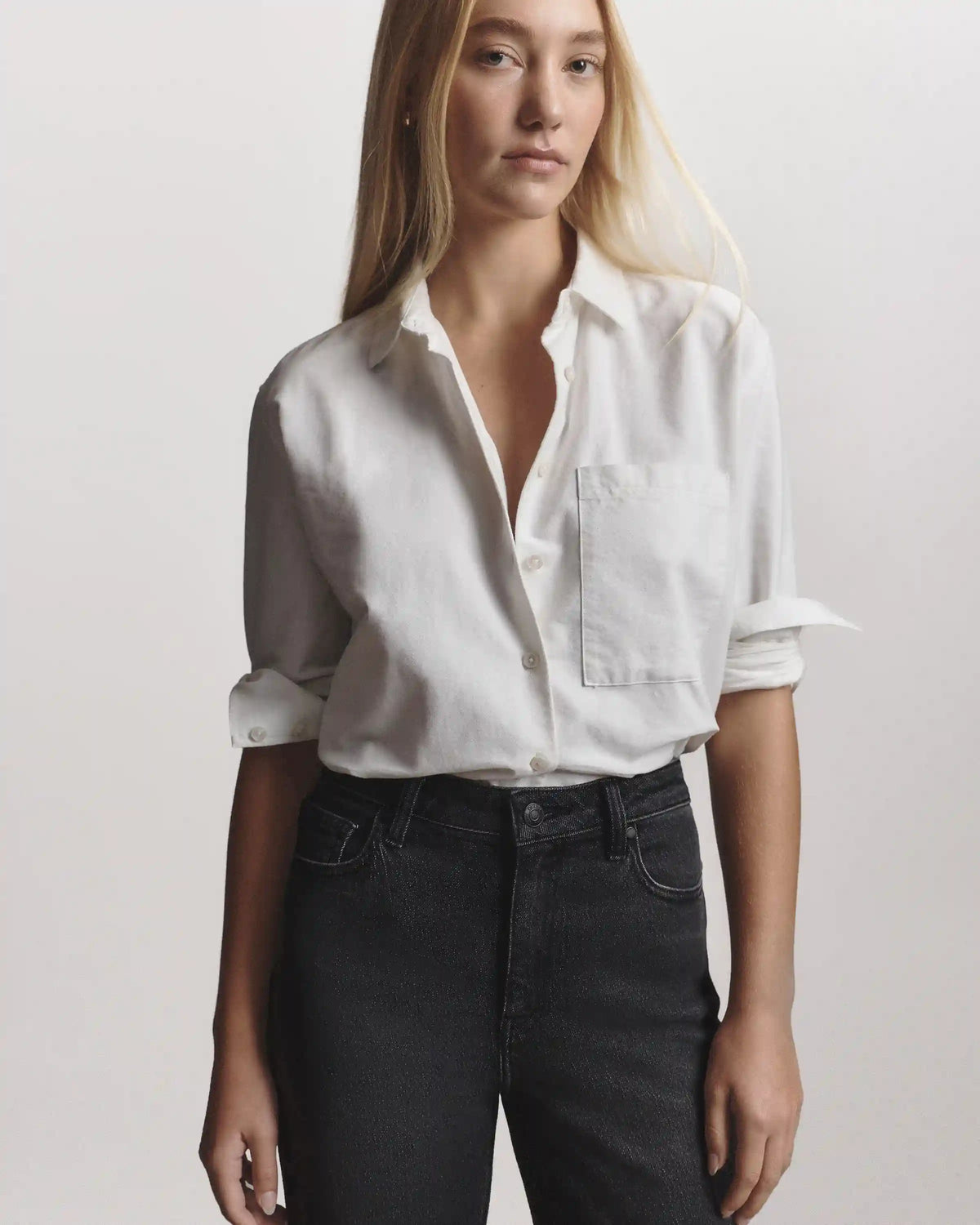 Organic Cotton Relaxed Oxford Shirt